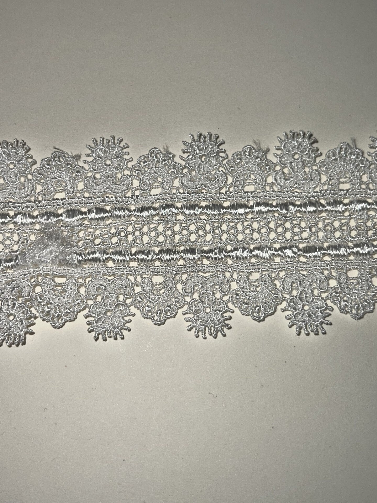 White 5.5cm Wide Embroidered Lace Motif, Bridal Decoration, Decoration, Wedding Crafts, Embroidered Lace, fine lace