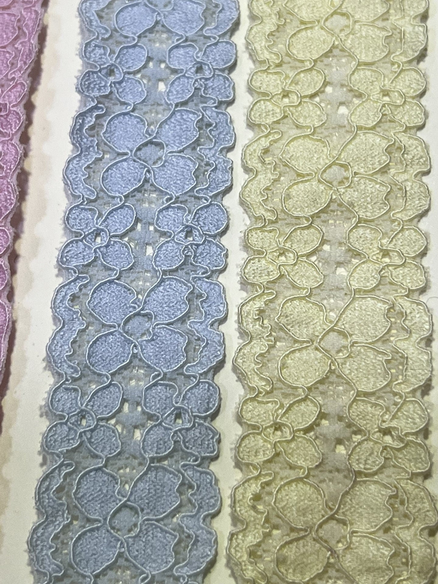 3cm wide Stretch Lace Trim, in 5 Colours, Elastic Lace Trim, Thin lace, Lingerie lace, lace, stretch lace, French lace