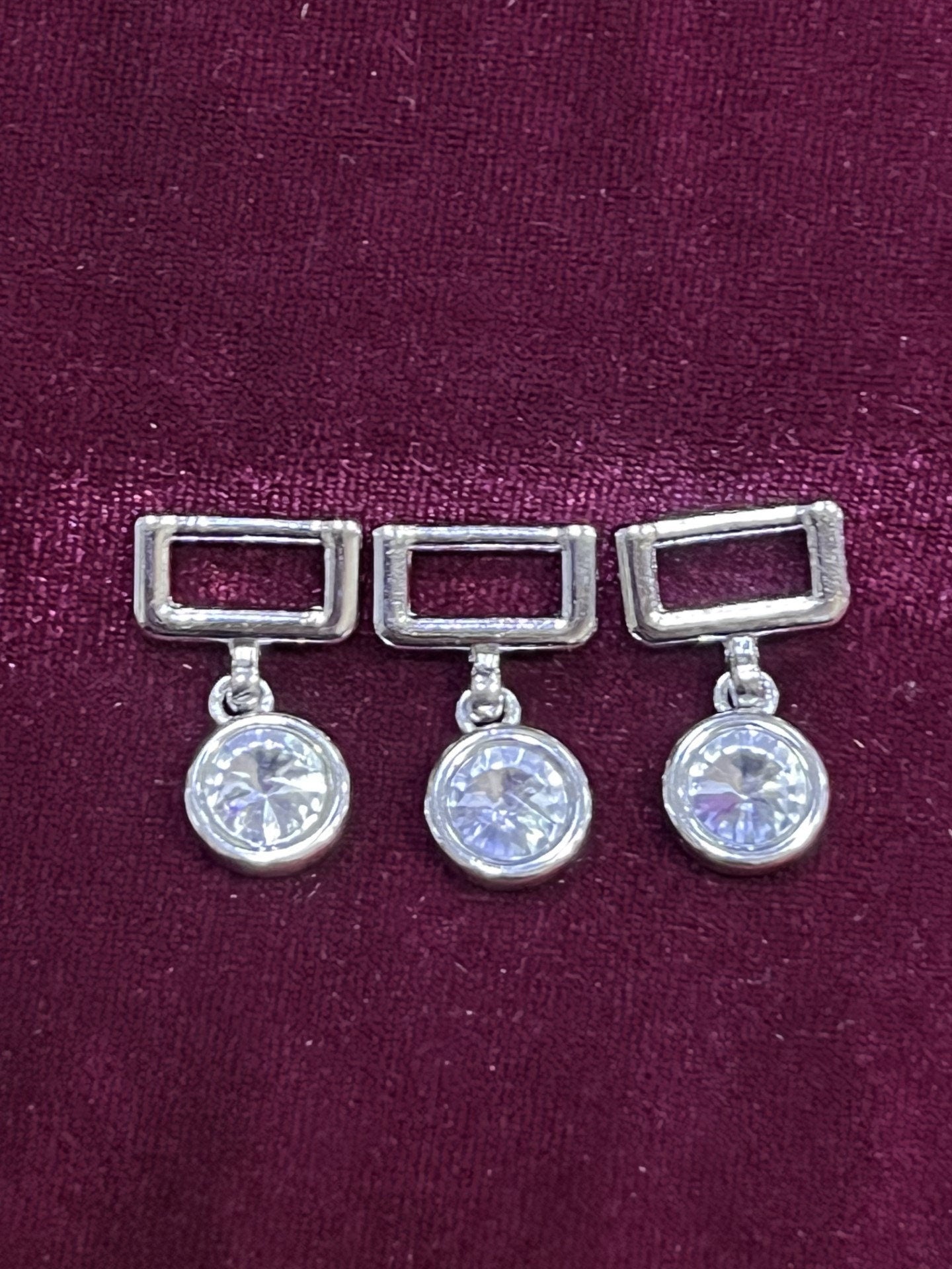 Rhinestone Charm, Bag Charms, Uniform Charms, Y2K Fashion, Charms, Clothing Charms, Silver Coloured Charm, swimwear accessory