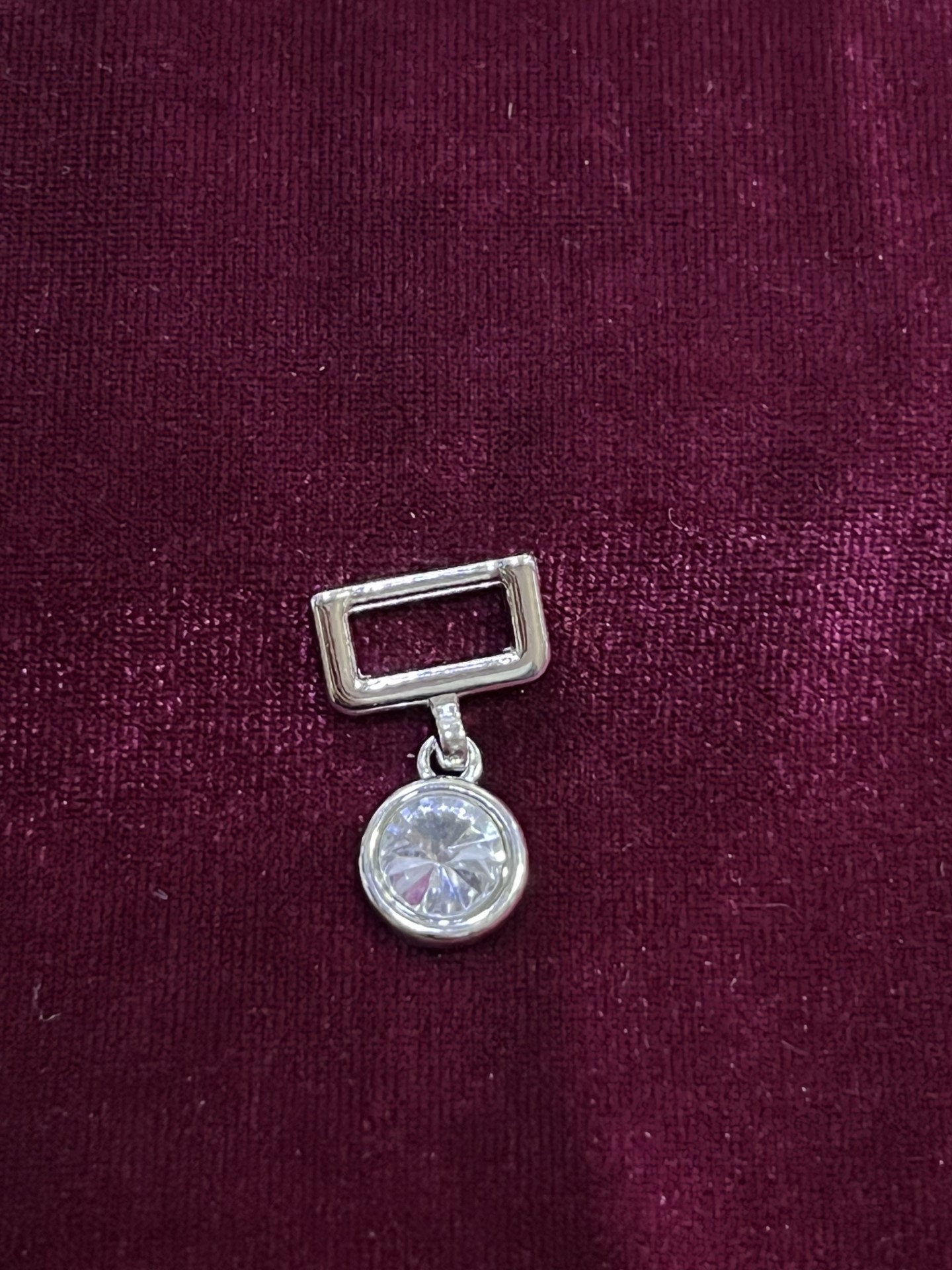 Rhinestone Charm, Bag Charms, Uniform Charms, Y2K Fashion, Charms, Clothing Charms, Silver Coloured Charm, swimwear accessory