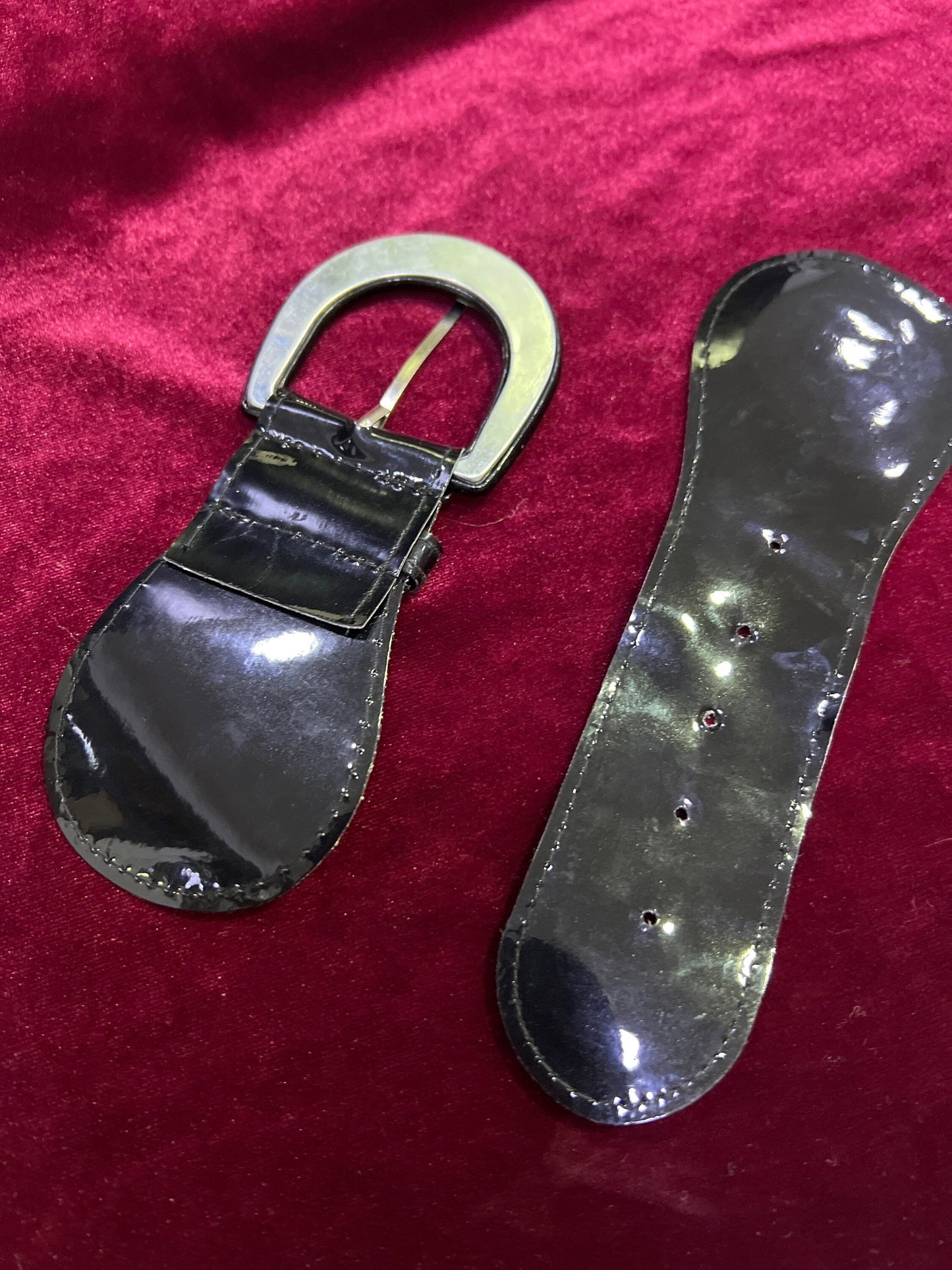 22.2cm Black PVC half belt, Black Small belt, Small Belt, Half Belt, Shoe Making, Bag Making, Coat Making