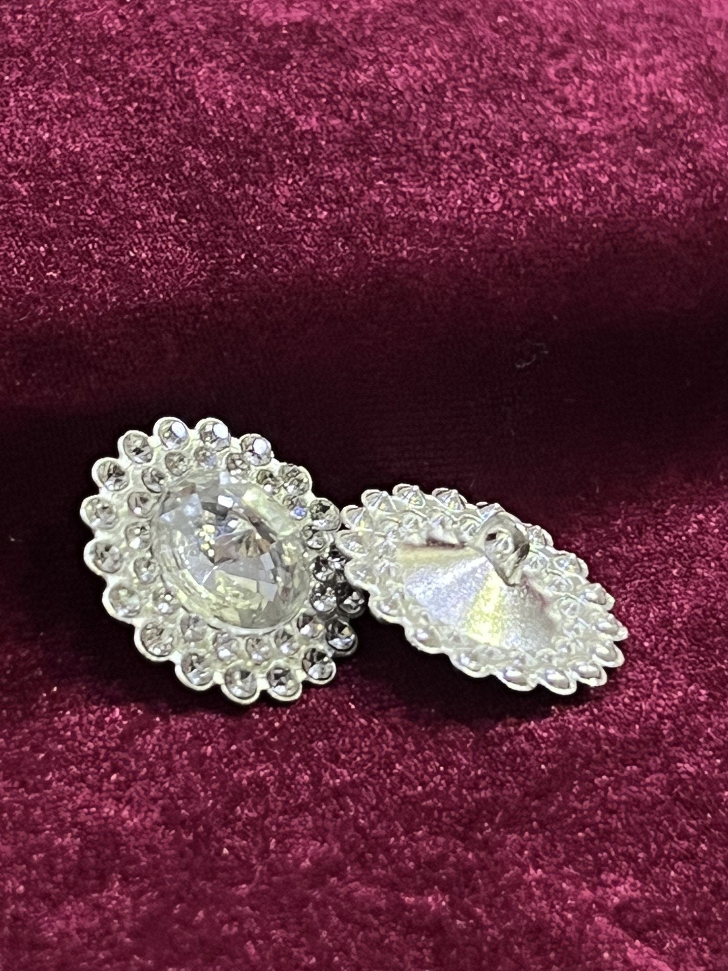 25mm/40L Diamante Buttons, Rhinestone buttons, Bridal Buttons, Fashion Diamante buttons, Crystal Buttons, Shank Buttons, Buttons, diamante
