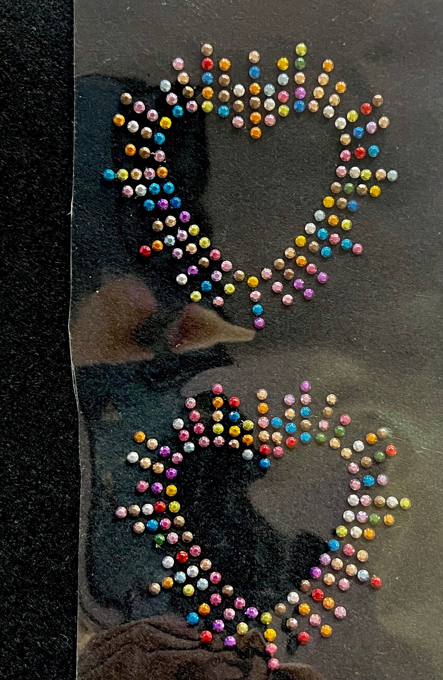 Metallic Rhinestone transfer Iron on, Studded Words, iron on transfer, Y2K Fashion, DIY Fashion, Hotfix Transfer, Rhinestone patch,