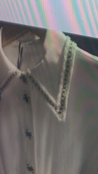 Ruffle tape, Pearl tape, Pearl trim, blazer trim, knitted tape, colourful tape, trimming, fancy trim, Pearl trimming