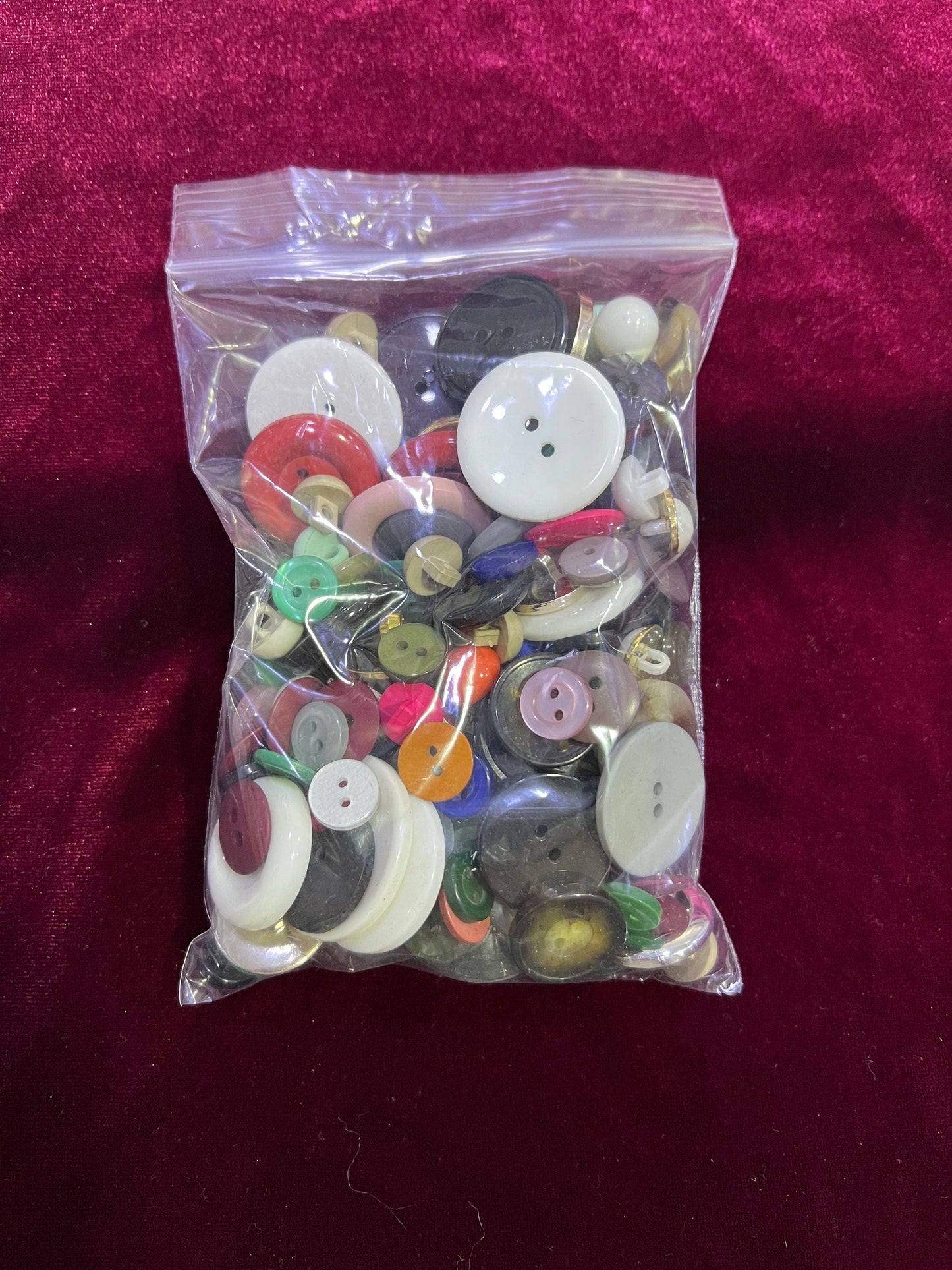 Assorted buttons 80 grams a pack, Mixed Buttons, Mystery Bag, Plastic Buttons, Random Colour Buttons, Craft Buttons, Various Buttons
