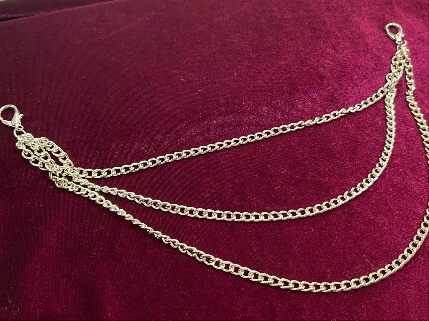 Metal Hip Chain, Metal Chain, Y2K Fashion, Chain Accessories, Clip Chain, Silver Chain, Keychain clip, clip, metal clip,