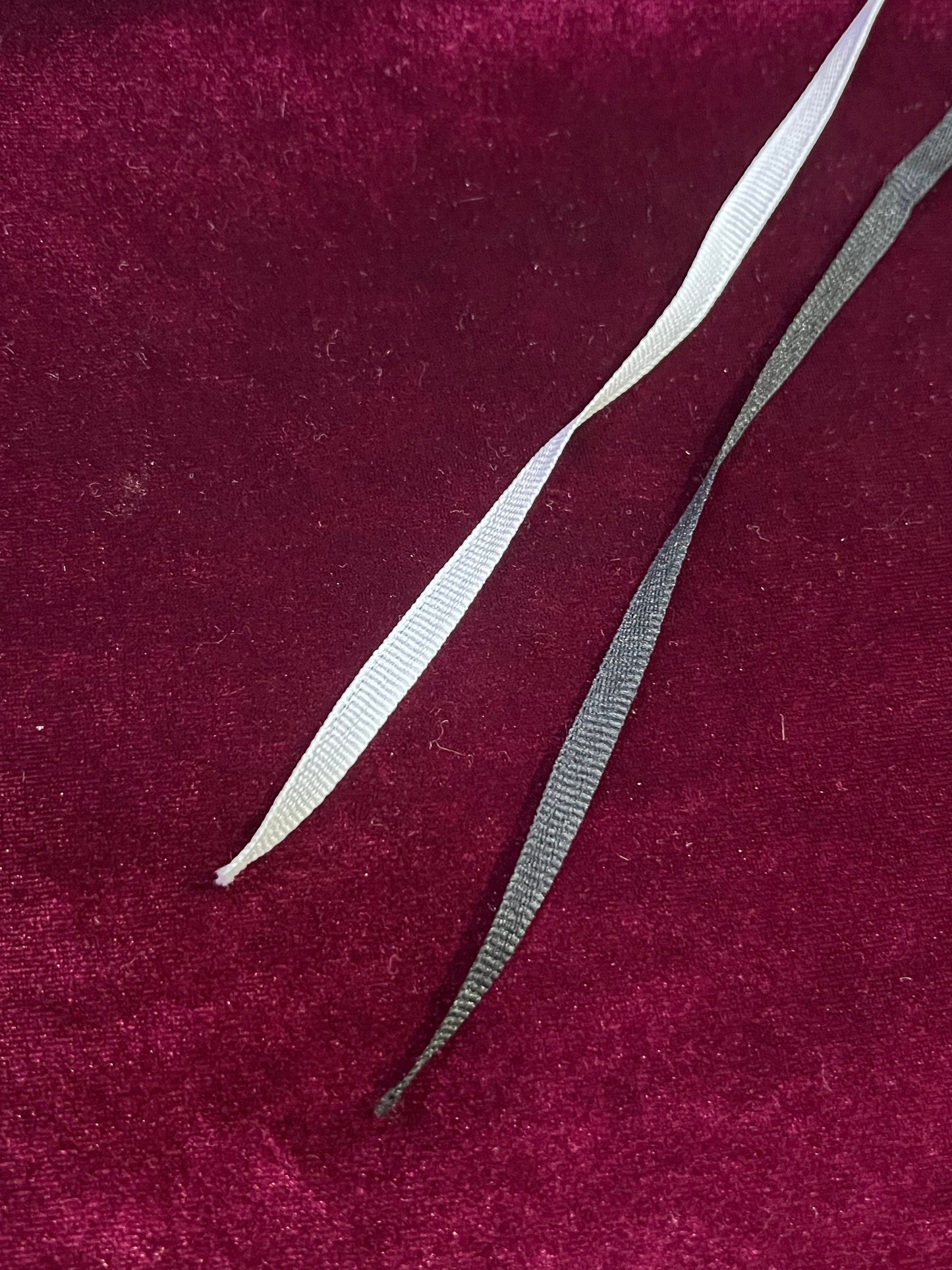 Stay Tape, Soft Black or white tape 0.7cm wide, Soft tape with no stretch, Braided Tape, Soft tape,