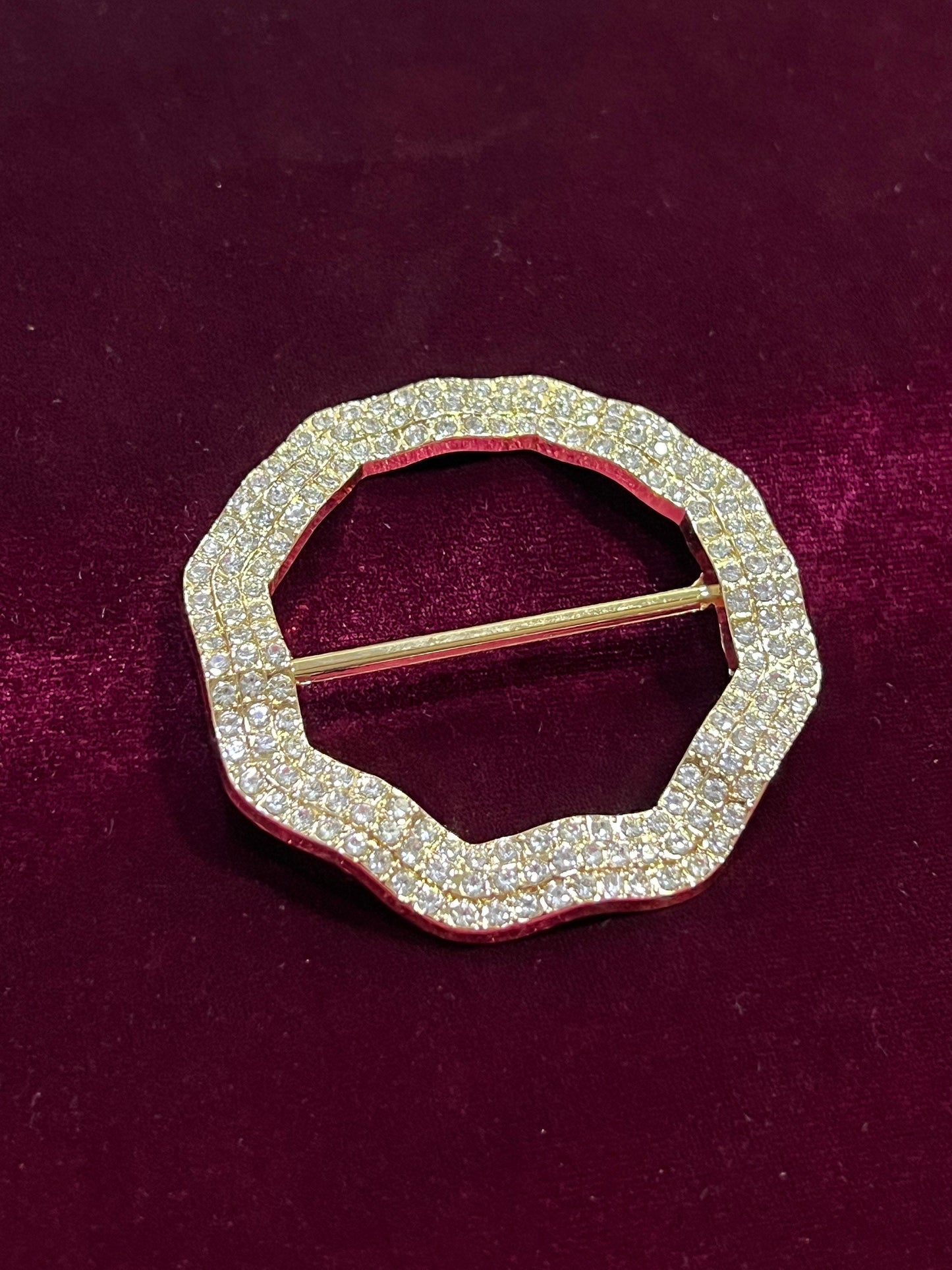 Diamanté wavy Buckle, metal buckle, gold buckle, swimwear buckle, Swimwear buckle, diamanté buckle, belt buckle