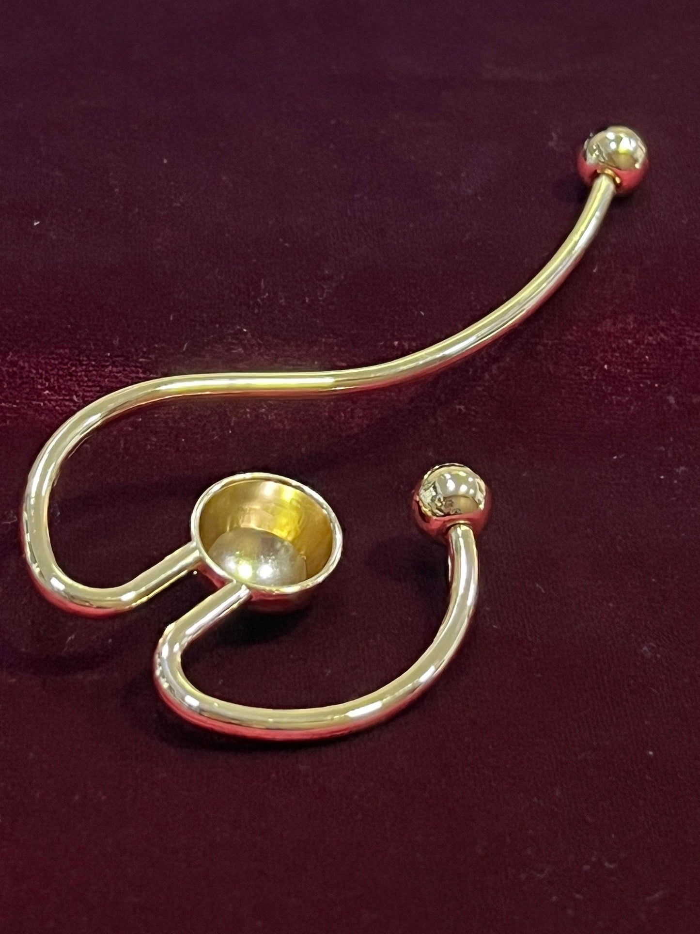 Long Decorative Bulldog Metal buckle, Bulldog Buckle, Metal Buckle, Gold Buckle, Swimwear Buckle