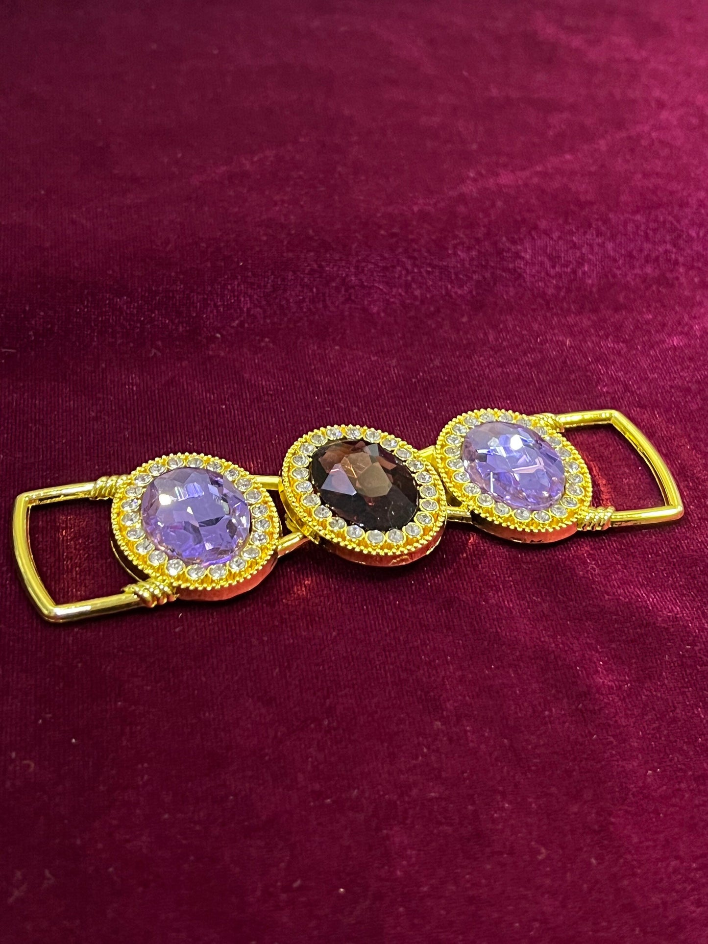 Large Diamanté Rhinestone Buckle, Gold Diamante Buckle, Rhinestone Jewel Buckle, Fashion Buckle