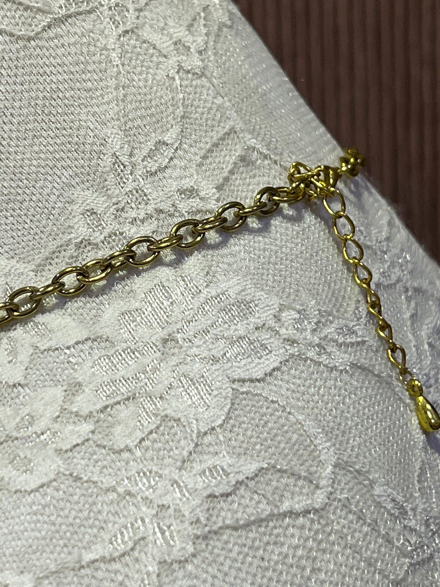 Gold Metal plated necklace with decorative pattern, Plated Necklace, Metal plated necklace, Aztec Necklace, Costume, Aztec Style