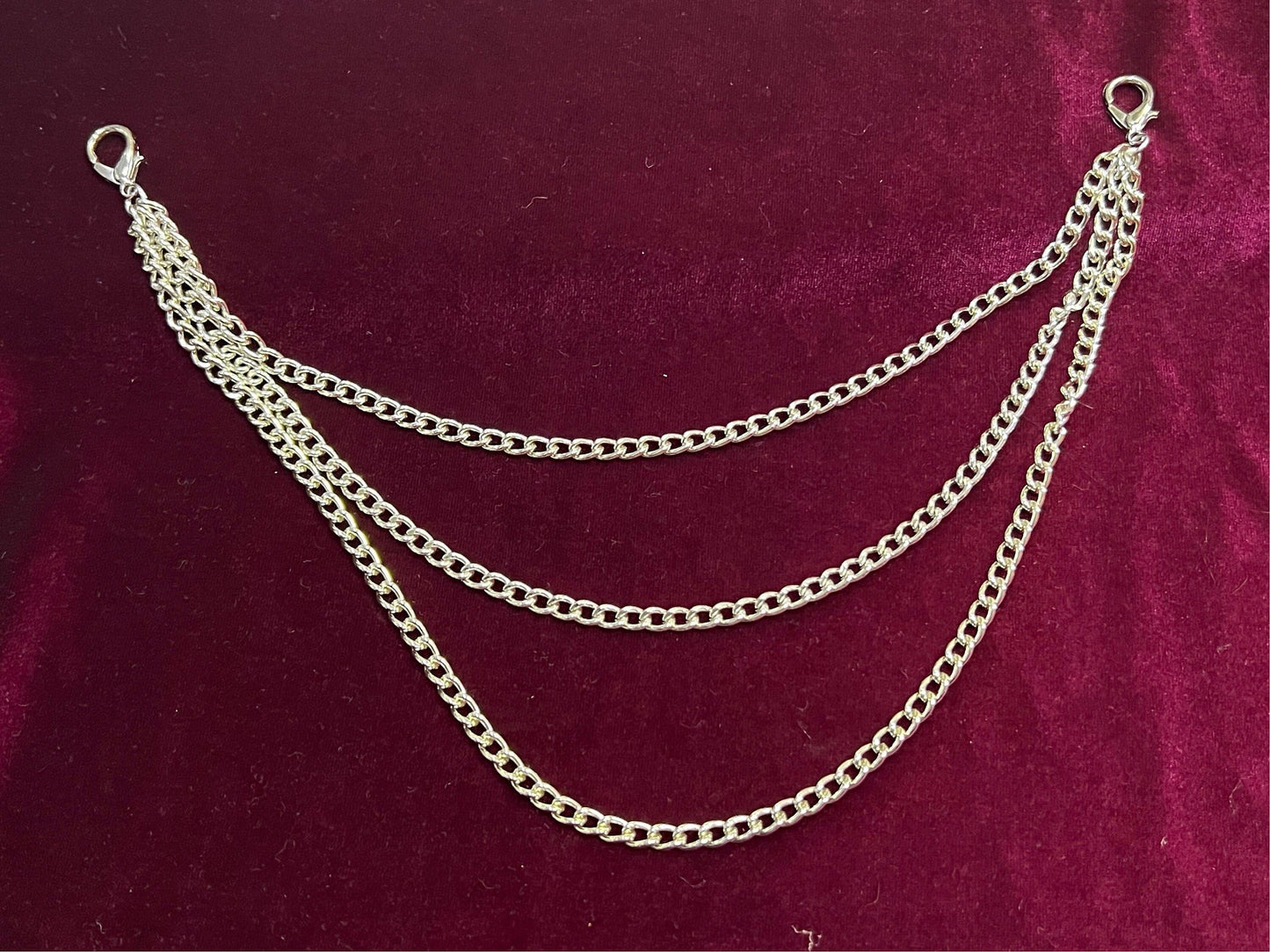 Metal Hip Chain, Metal Chain, Y2K Fashion, Chain Accessories, Clip Chain, Silver Chain, Keychain clip, clip, metal clip,
