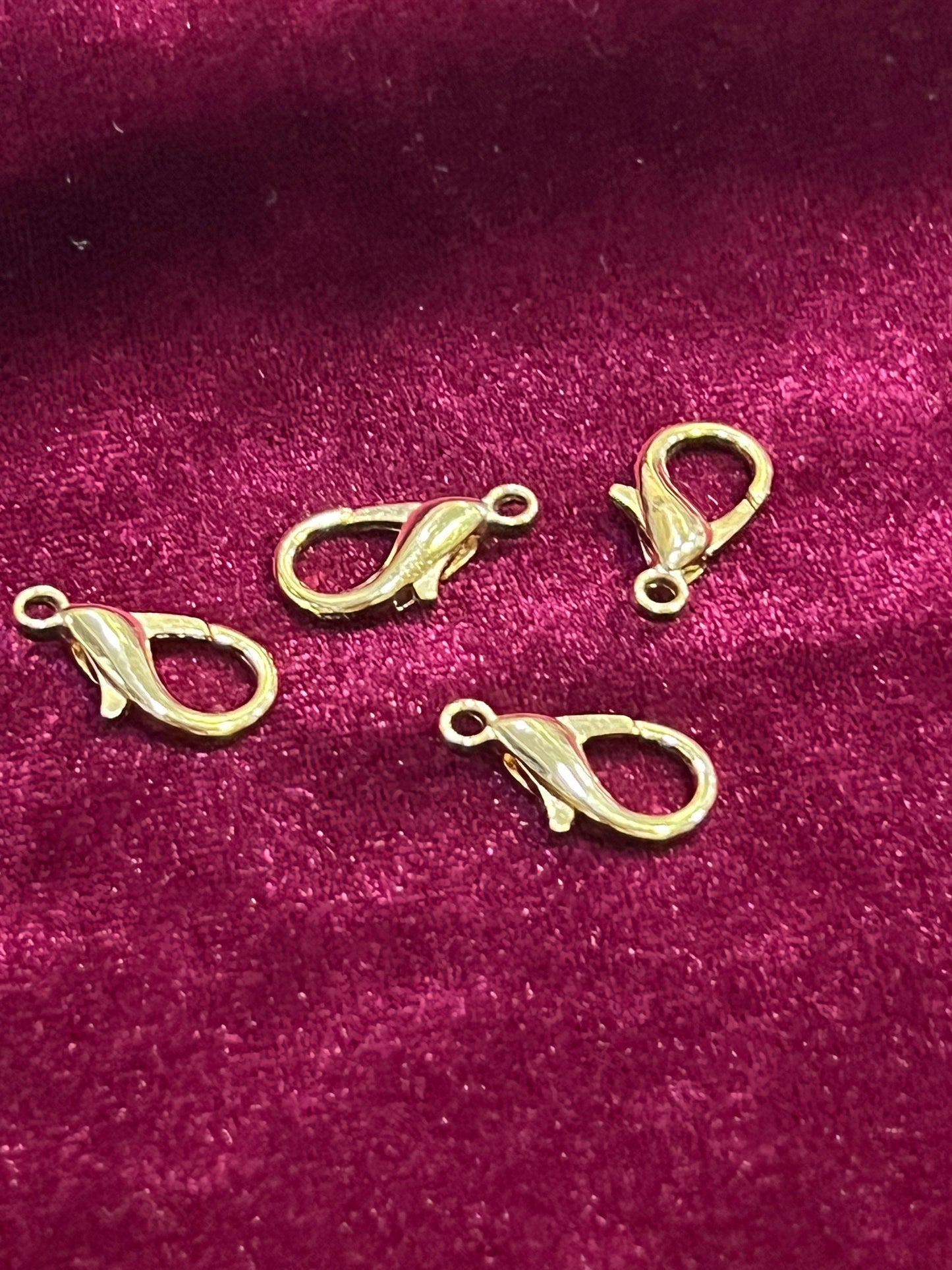 Metal Clasps 4Pcs, Silver or gold Clasps, Jewellery making, Necklace Clasp, Replacement Clasp, Metal Claps, fasteners