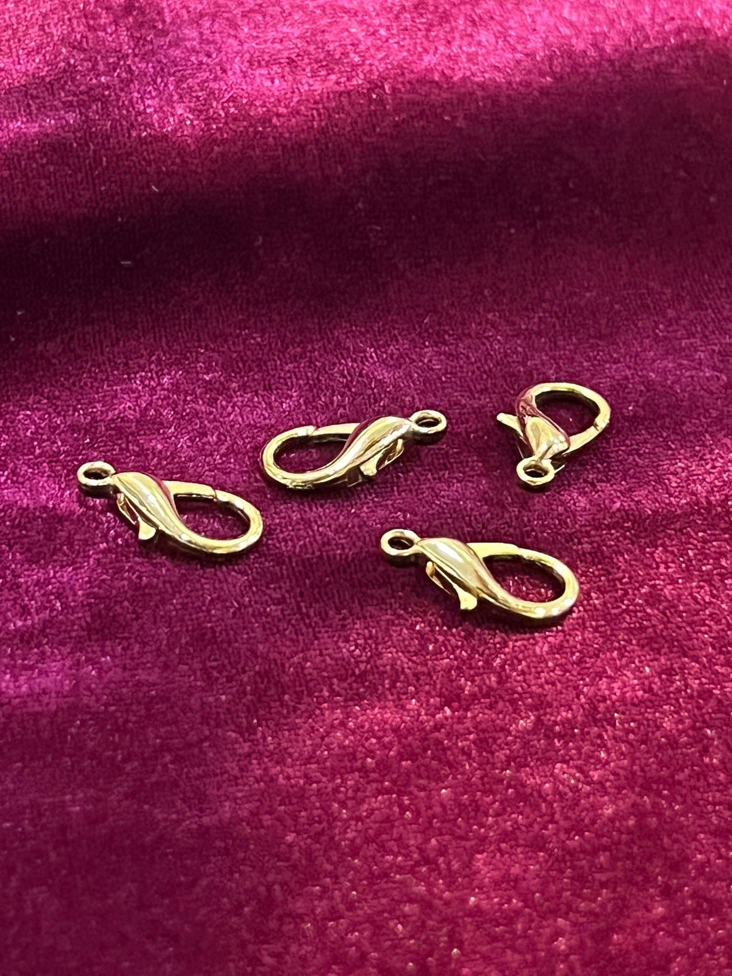 Metal Clasps 4Pcs, Silver or gold Clasps, Jewellery making, Necklace Clasp, Replacement Clasp, Metal Claps, fasteners