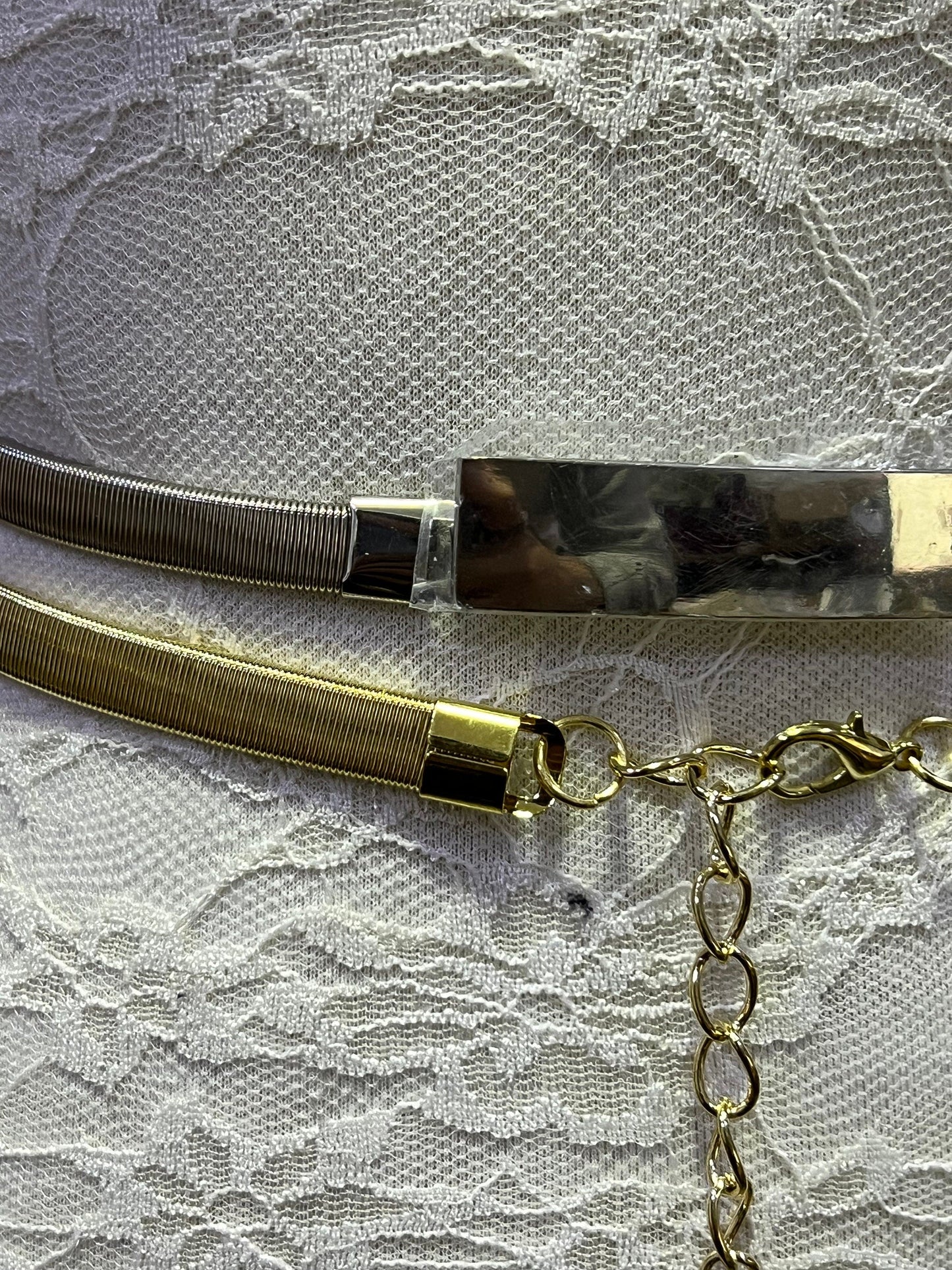 Expandable by springs Gold or silver belt, spring belts, chain belt, black belt, skinny belt, chain belt, silver belt, gold belt,