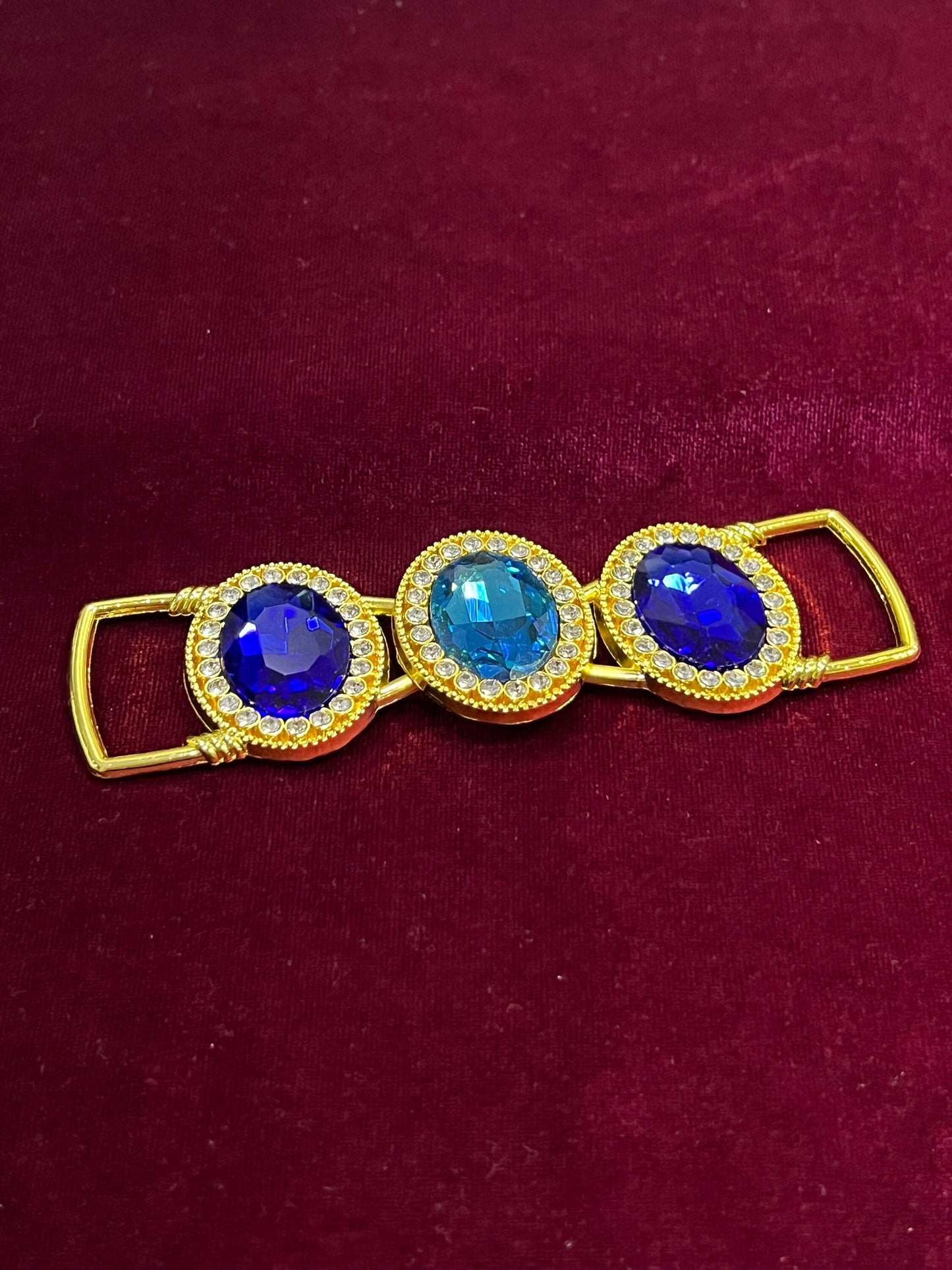Large Diamanté Rhinestone Buckle, Gold Diamante Buckle, Rhinestone Jewel Buckle, Fashion Buckle