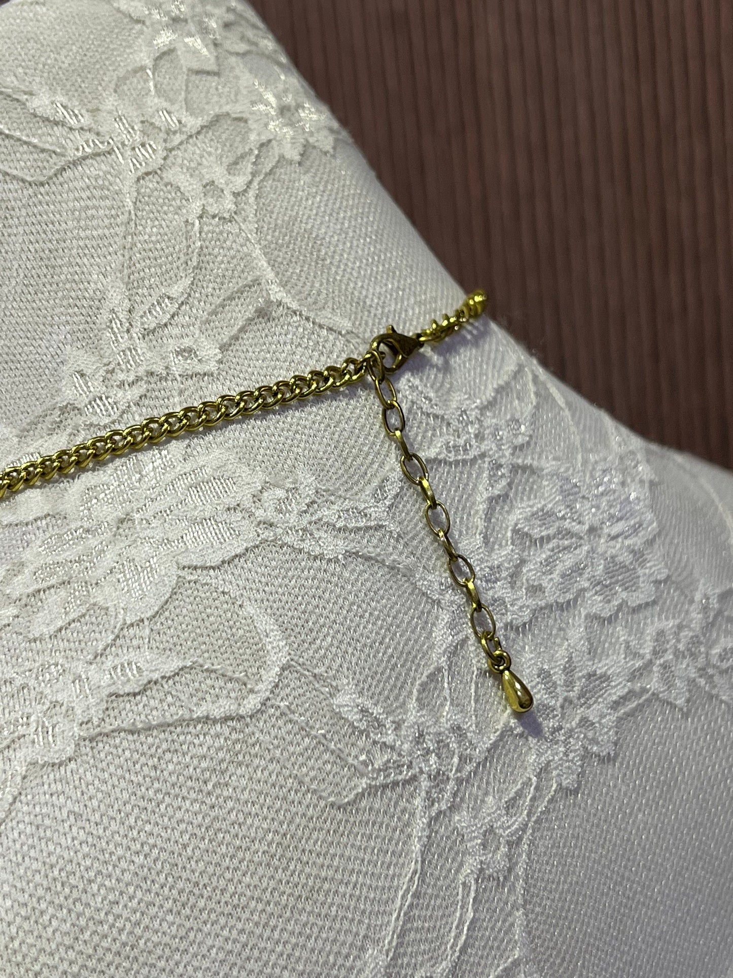 Lightweight Metal Plated Necklace with faux leather on the plate, faux leather necklace, Aztec necklace, plated necklace, chest necklace