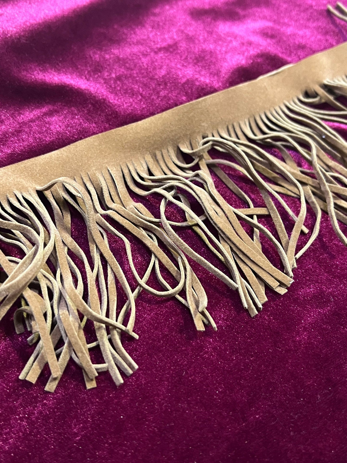Brown Cowboy Fringe Trimming 10cm, Decorative Trim, Boho Ribbon, brown lace, fringe, lace, festival lace, fringe, imit suede fringe,