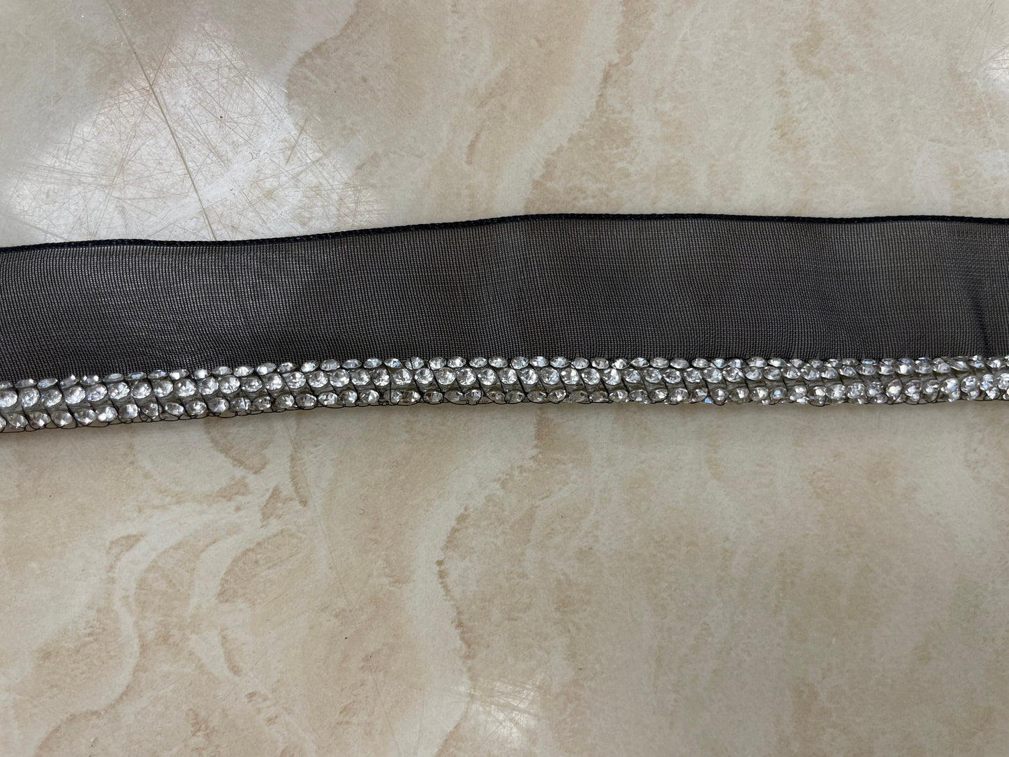 Diamanté piping, diamanté cord, diamanté trim, rhinestone on organza, rhinestone cord, diamante rope, diamante organza