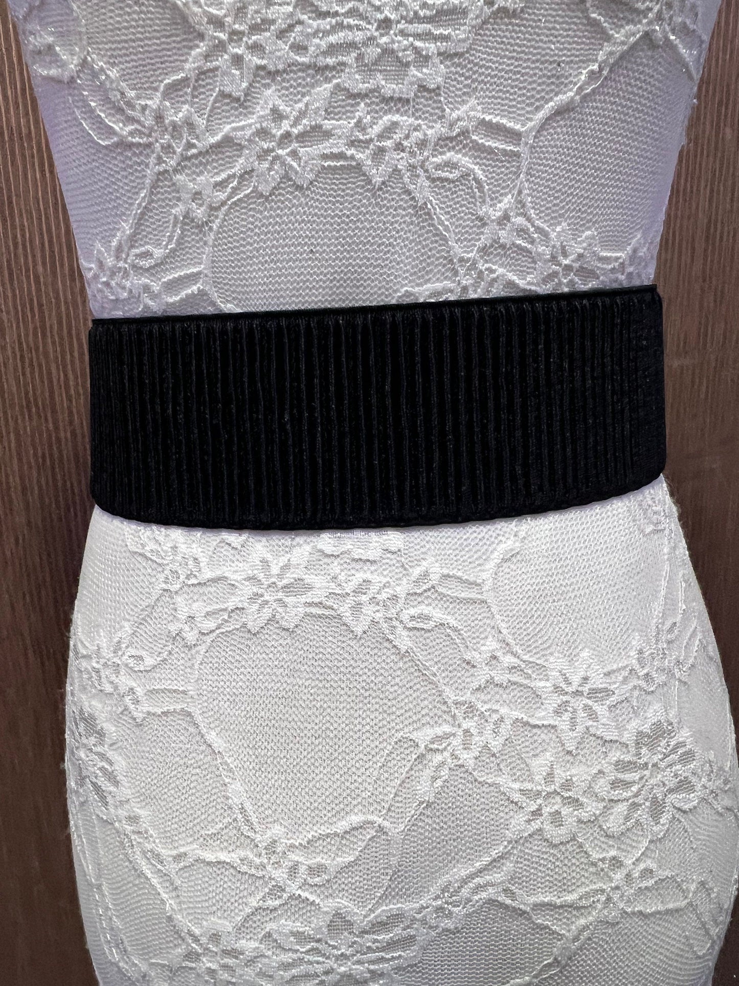 6cm wide Ripple edge elastic belt, Black elasicated belt, elastic belt, belt, black belt, elasticiated belt, wide belt,