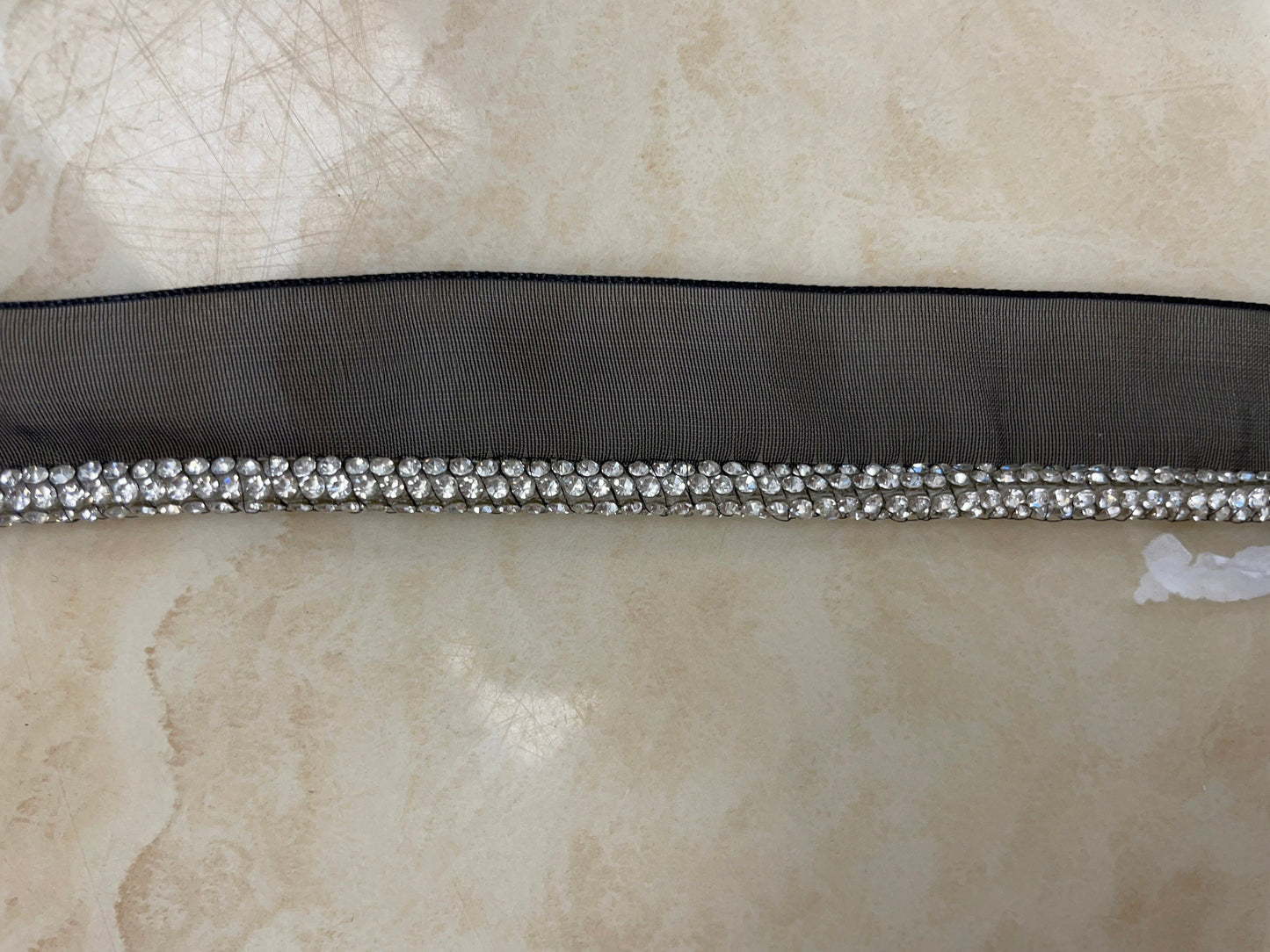 Diamanté piping, diamanté cord, diamanté trim, rhinestone on organza, rhinestone cord, diamante rope, diamante organza