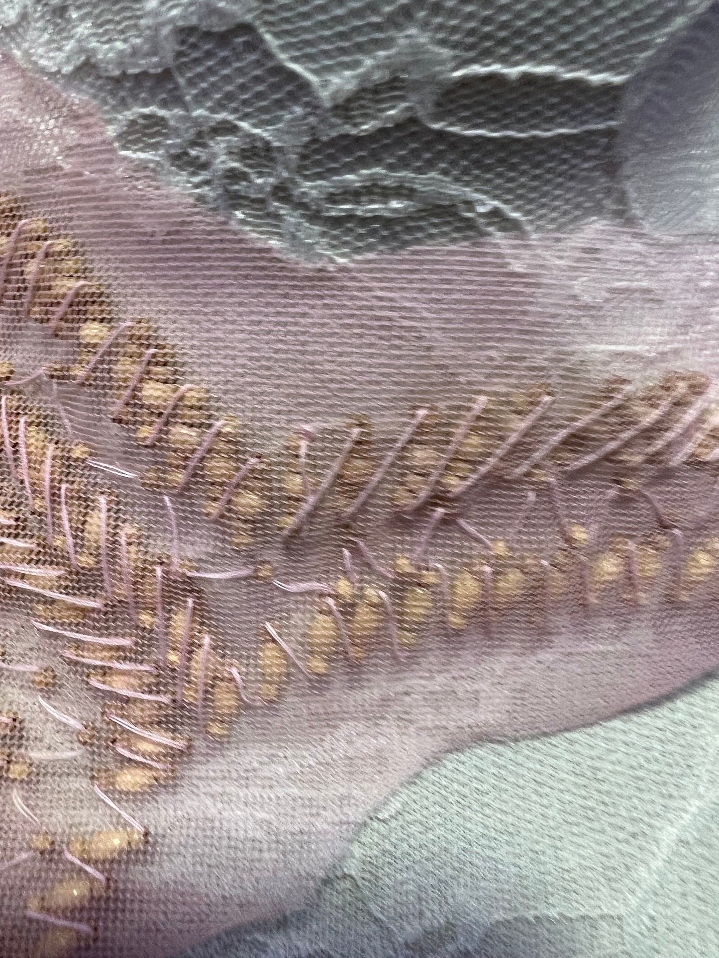 Beaded mesh Applique, Beaded Neck Trim, top, dancewear, neck trim