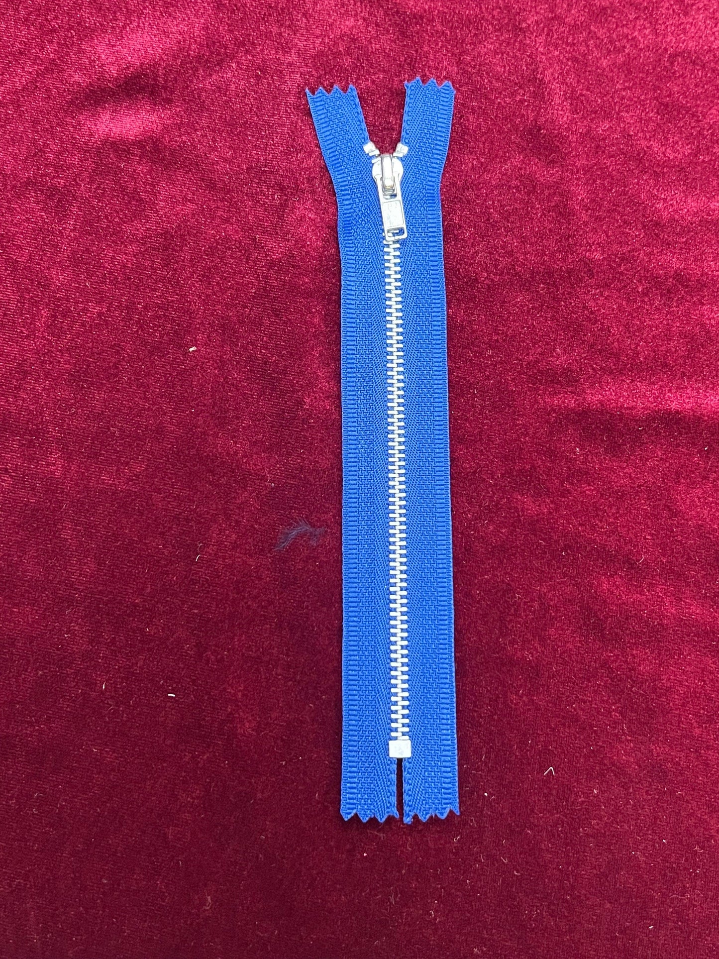 6" Closed End Zips, Closed Ended Zip Metal Teeth, Zip, Silver Zip, Closed End zipper, Dress zip, Clothing zippers, metal zips, Exposed Zip,