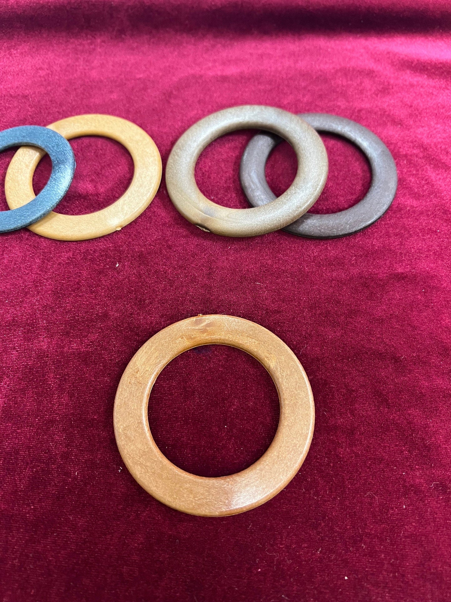 Wooden Rings, Belt Buckle, Bag Clasp Leather Craft Accessories, rings, macrame rings, rings,