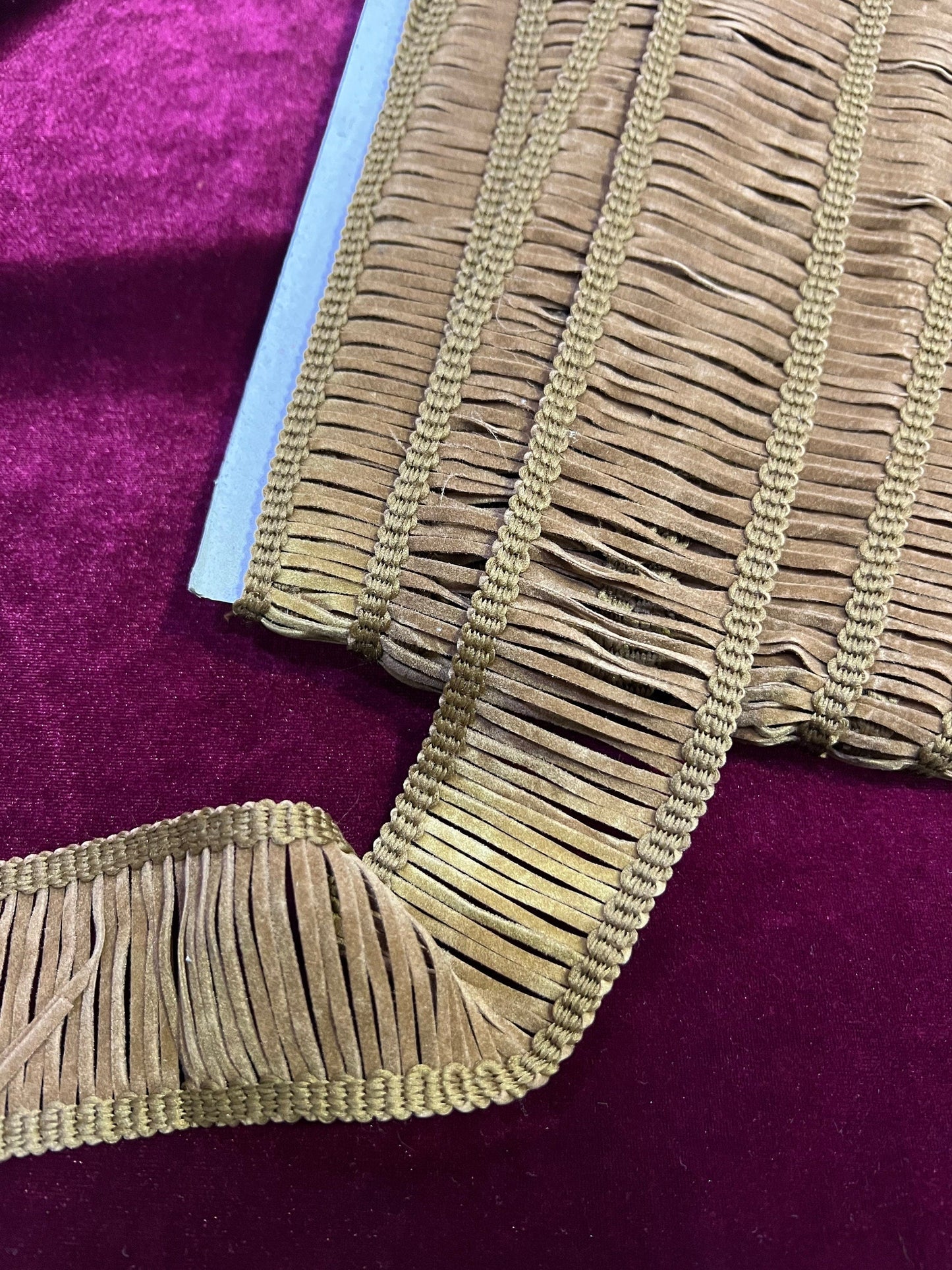 Brown Tan Ladder Fringe Trimming, Ladder Trim, Fringe Trimming, Brown Trim, festival trim, tassel trim, boho trim, fringe, tan fringe