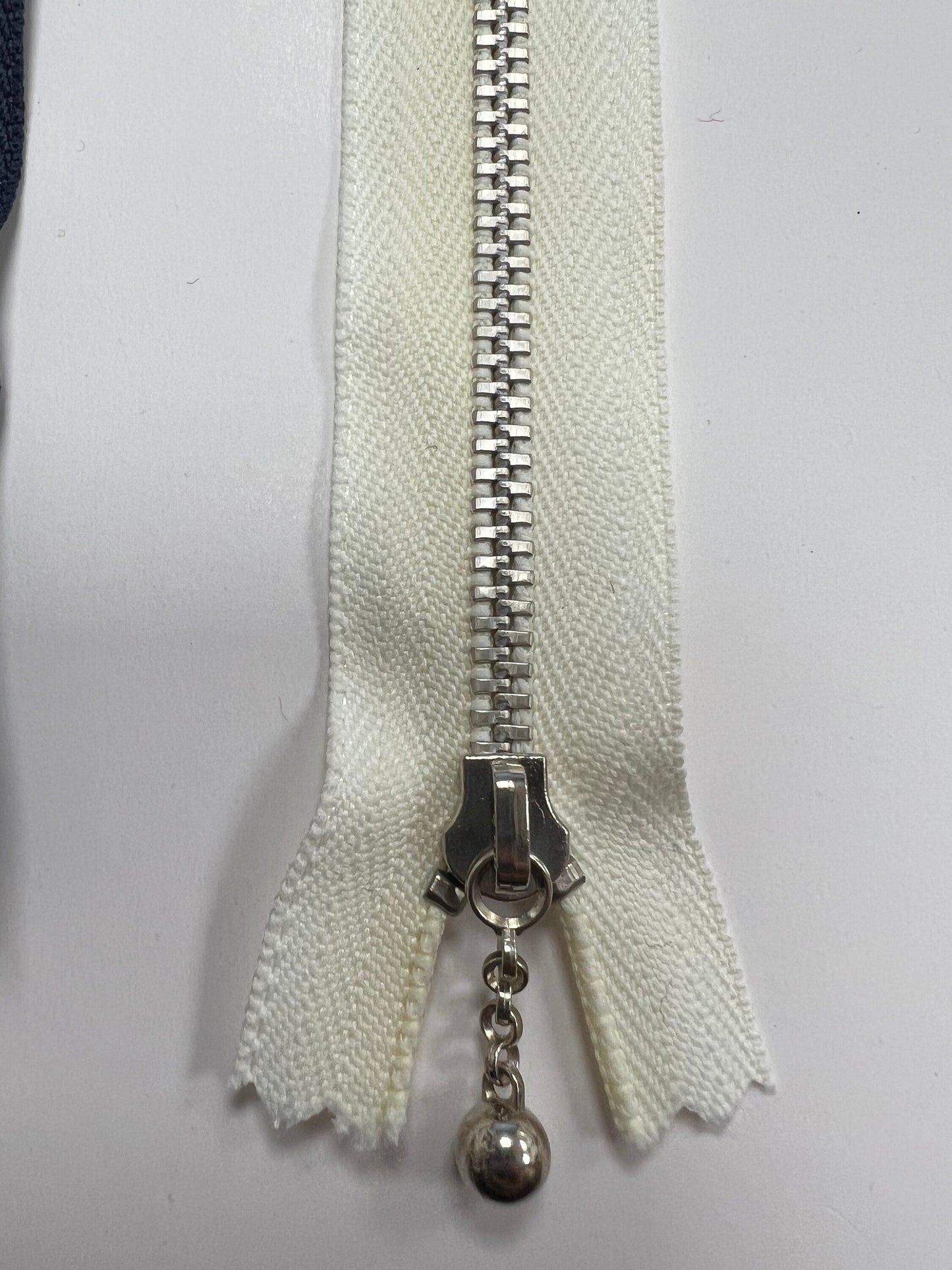 7'' 8'' 9'' YKK Metal Closed End Zip, YKK Zip, Metal Zip, 7'' Zip, Closed End Zip, Coloured Zip, Dress Zip, Bag Zip, Ball Chain Zip, Zip