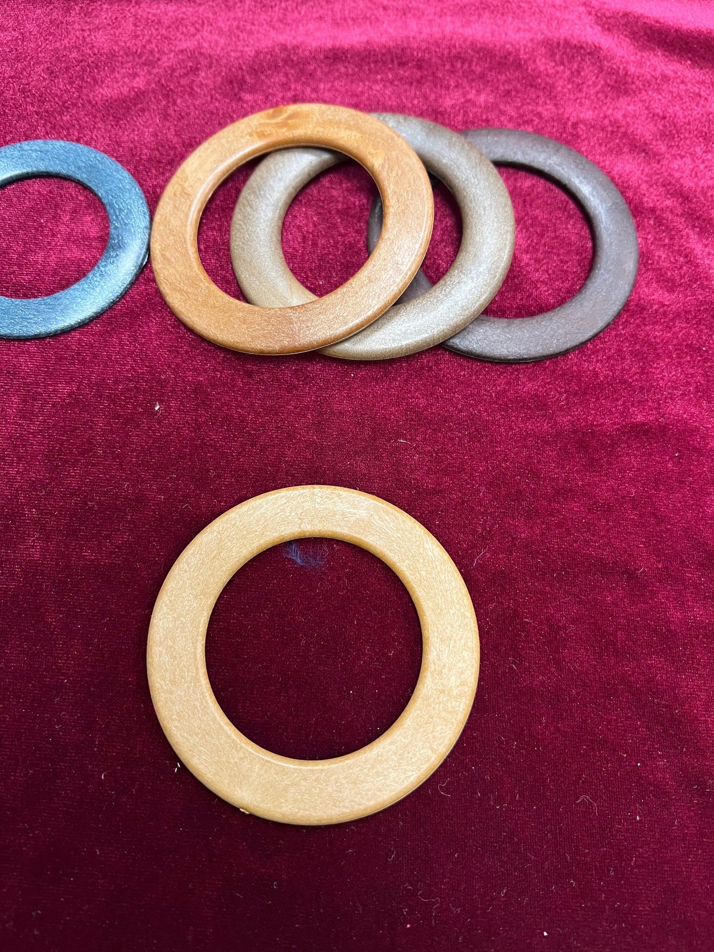 Wooden Rings, Belt Buckle, Bag Clasp Leather Craft Accessories, rings, macrame rings, rings,