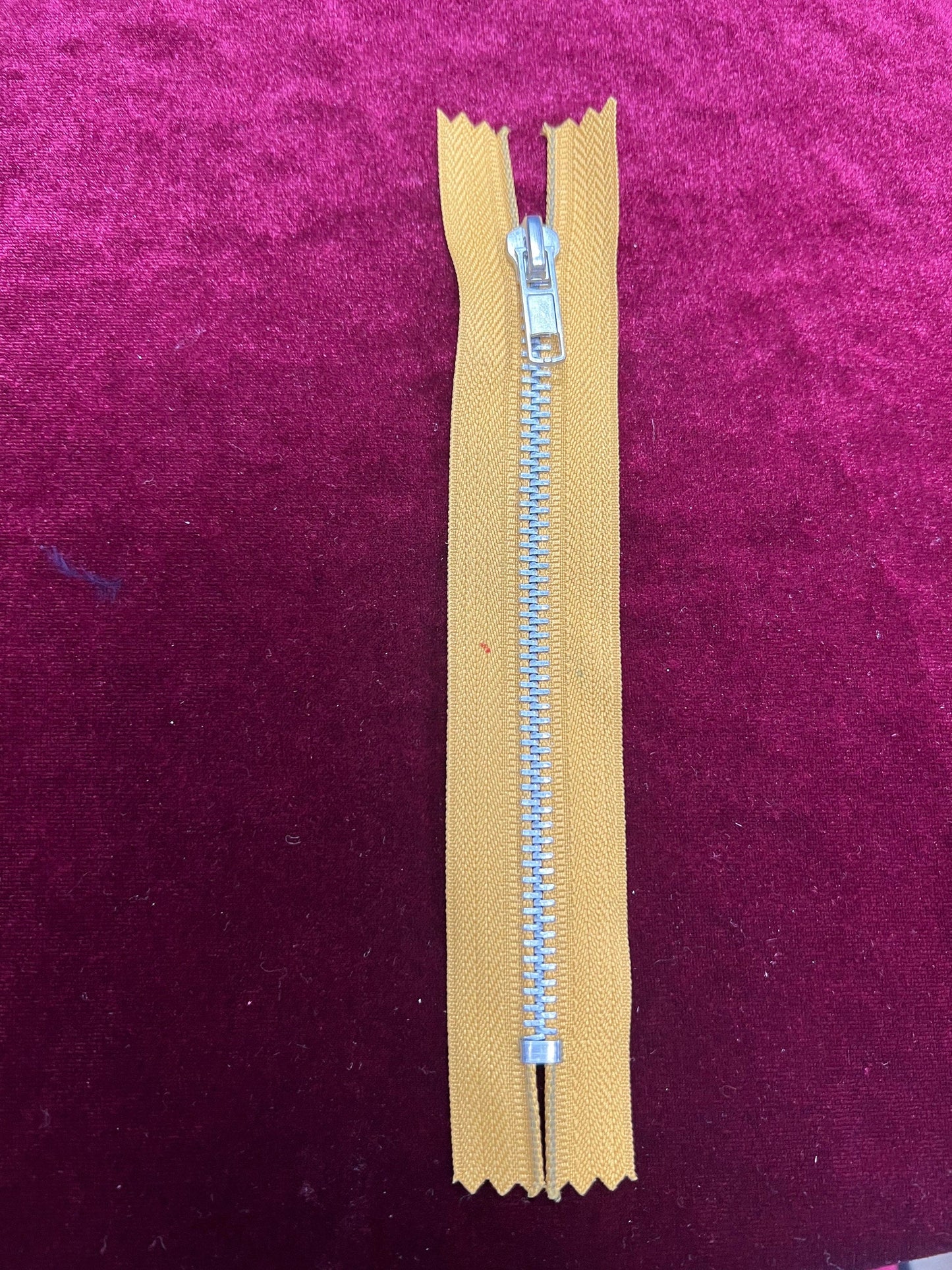 6" Zips, Closed Ended Zip Metal Teeth, Zip, Silver Zip, Closed End zipper, Dress zip, Clothing zippers, metal zips