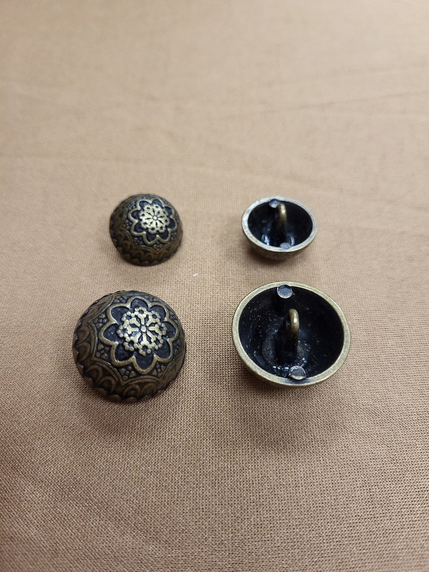 Antique brass buttons, Metal button, buttons, Antique, Vintage button, brass button, pattern buttons