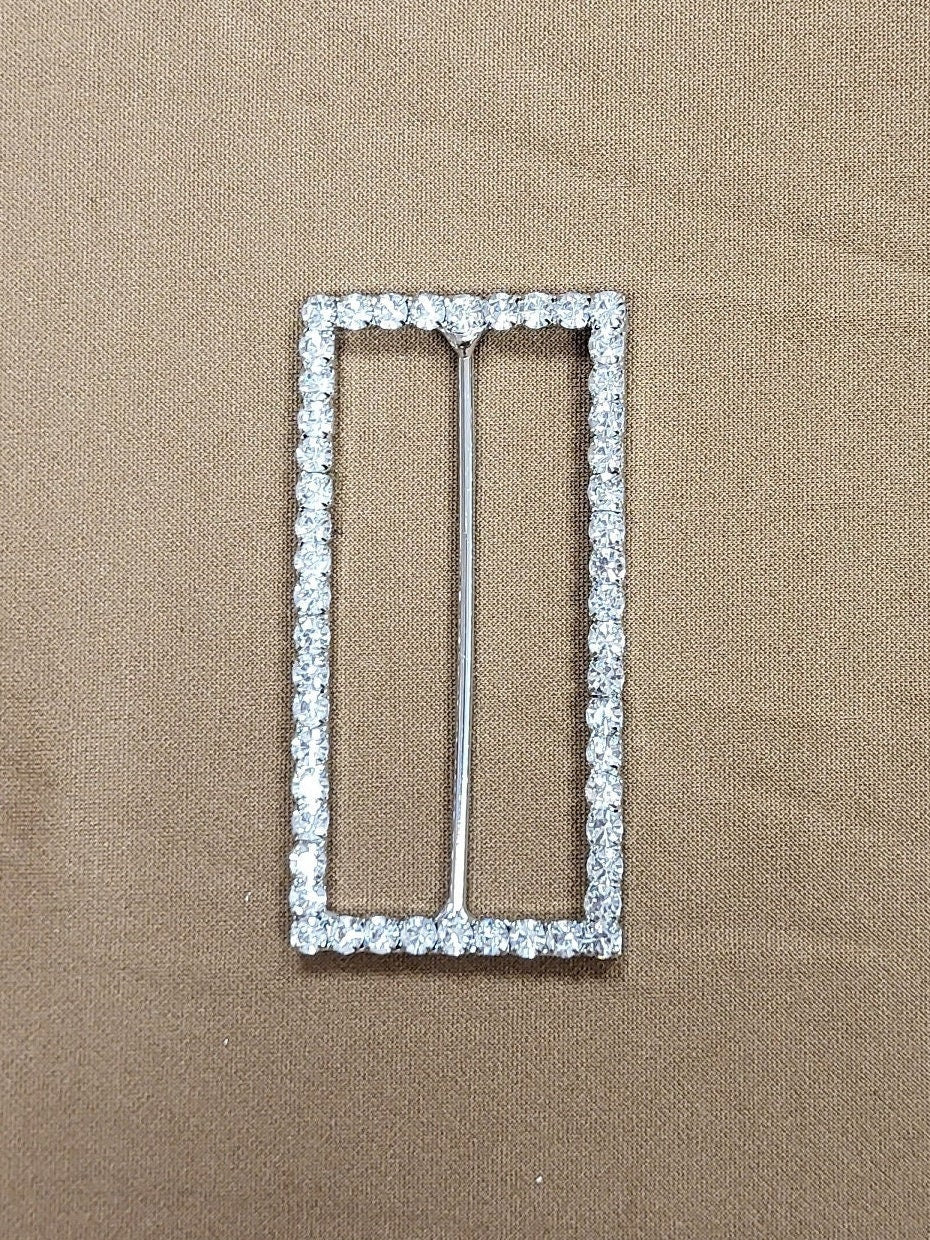 Diamante buckle, buckle, diamante, silver buckle, decorative buckle, buckles, 75mm buckle, 3" buckle