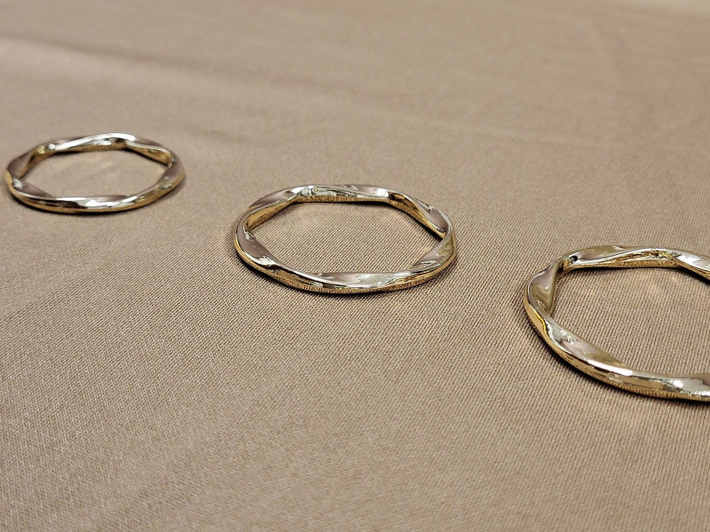 Decorative ring, Ring, Gold rings, twisted rings, rings, hammered rings, swimwear rings, swimwear accessory, metal rings