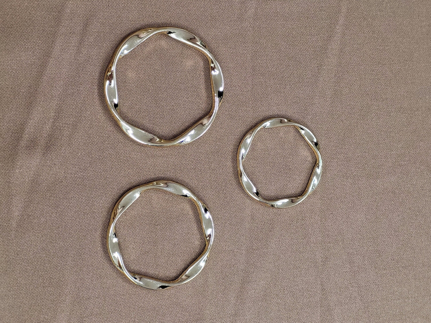 Decorative ring, Ring, Gold rings, twisted rings, rings, hammered rings, swimwear rings, swimwear accessory, metal rings