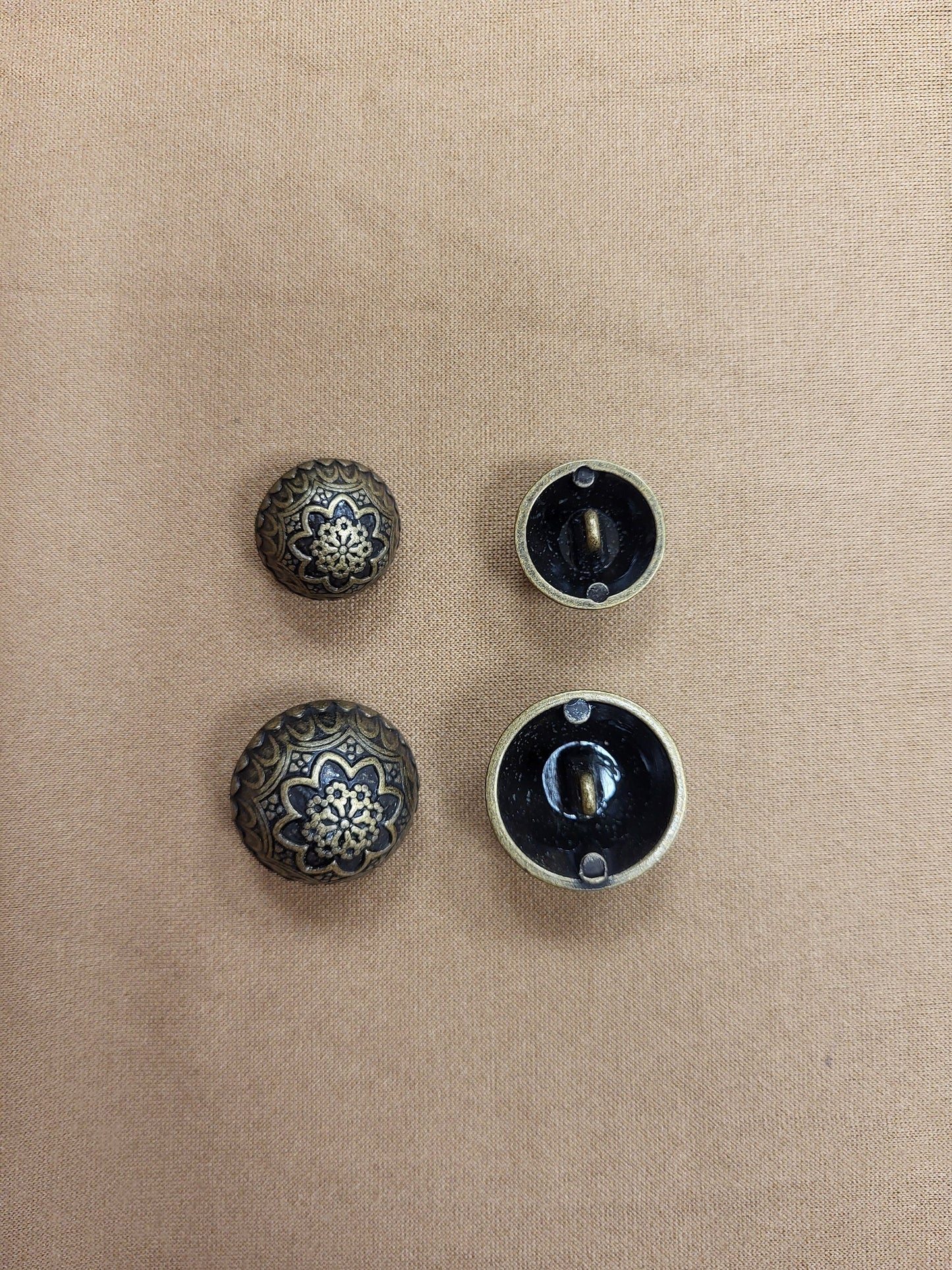 Antique brass buttons, Metal button, buttons, Antique, Vintage button, brass button, pattern buttons