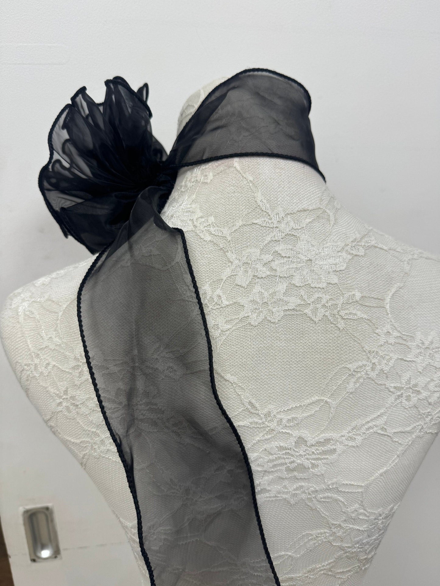 Corsage choker, organza choker, flower choker, flower, corsage, organza flower, choker, wedding flower, bridesmaid flower