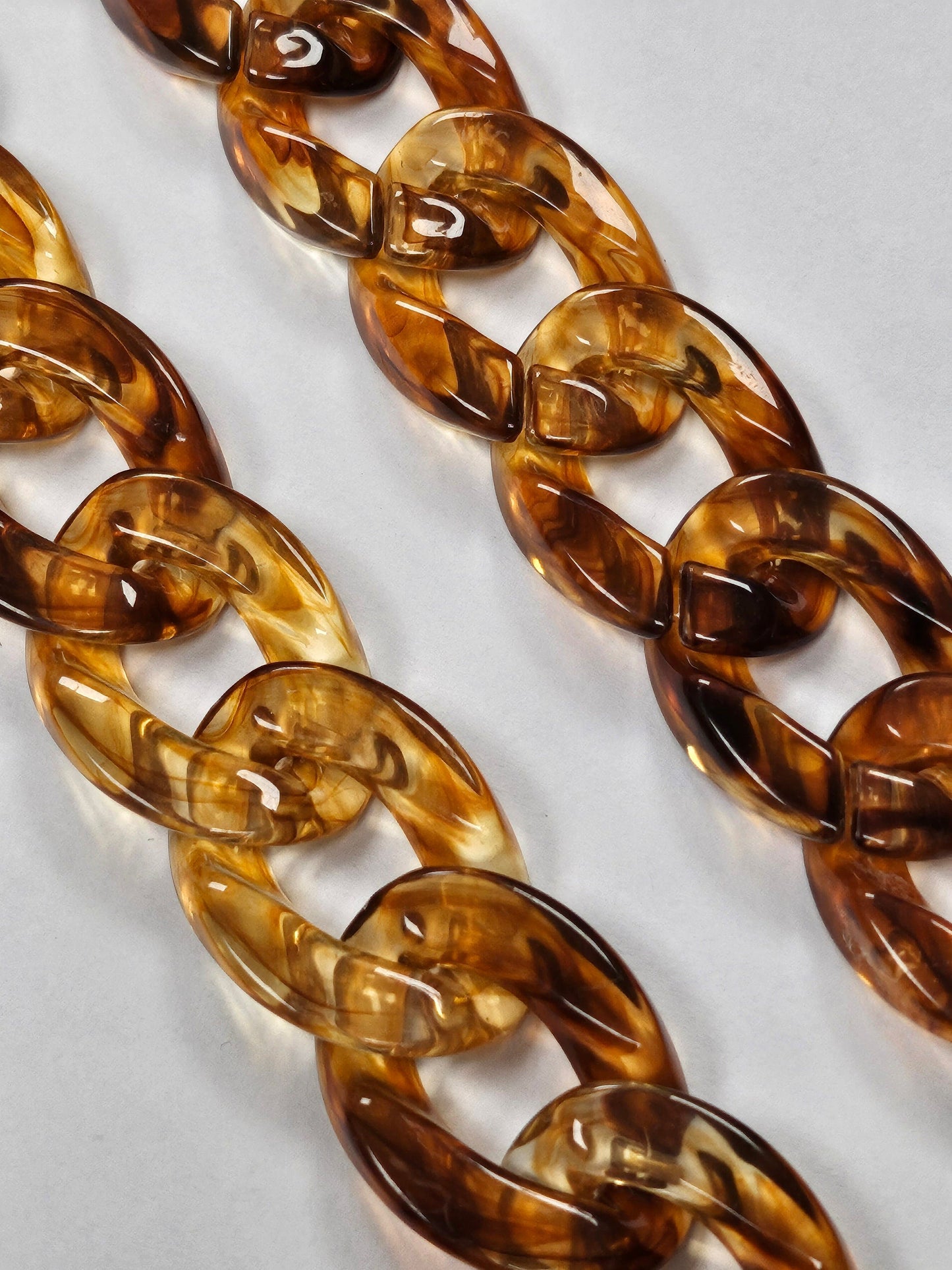 Horn chain, Amber Chain, Plastic chain, Decorative chain