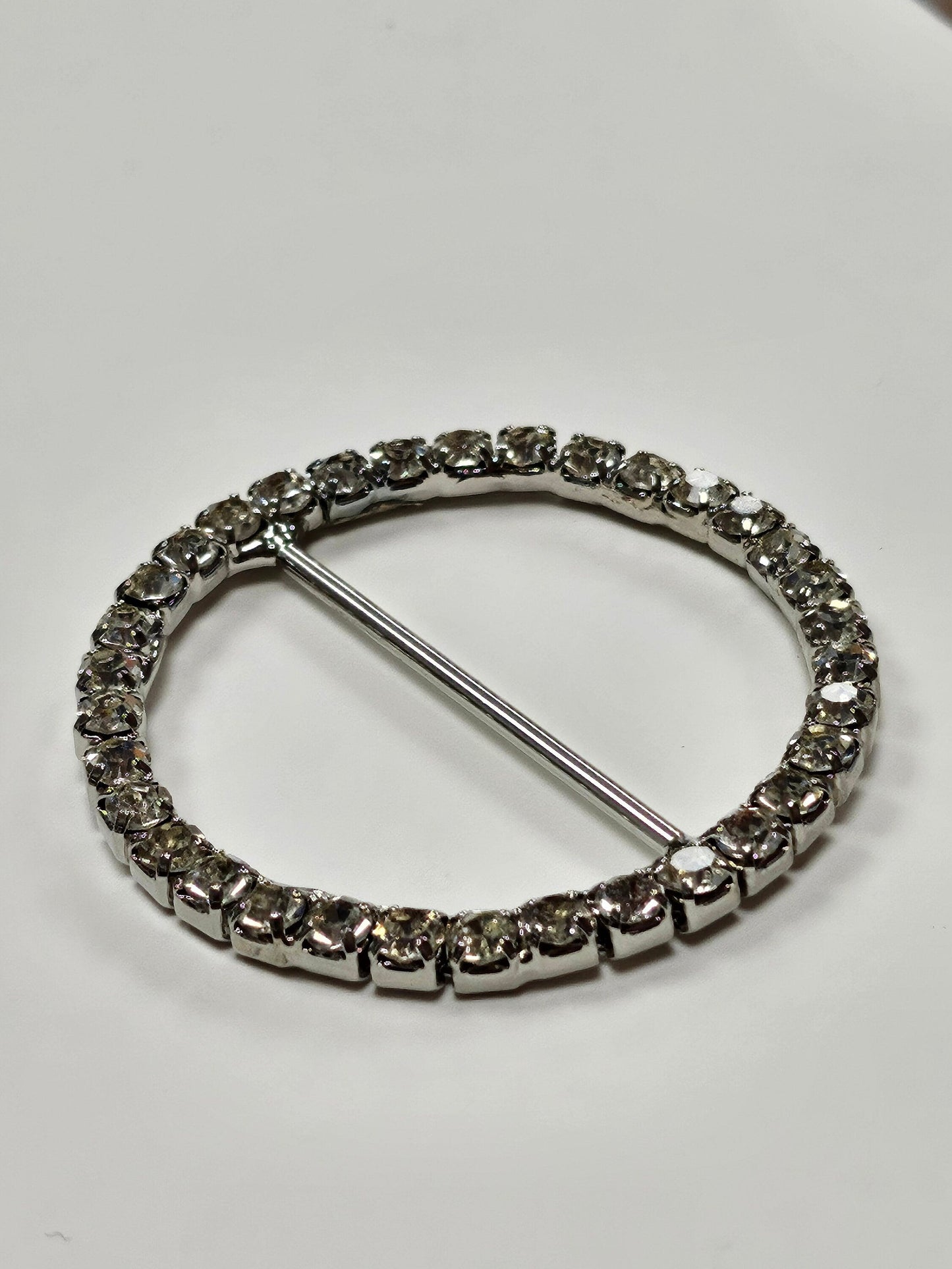 Diamante Buckle, Rhinestone Buckle, Buckle, Silver buckle, metal buckle