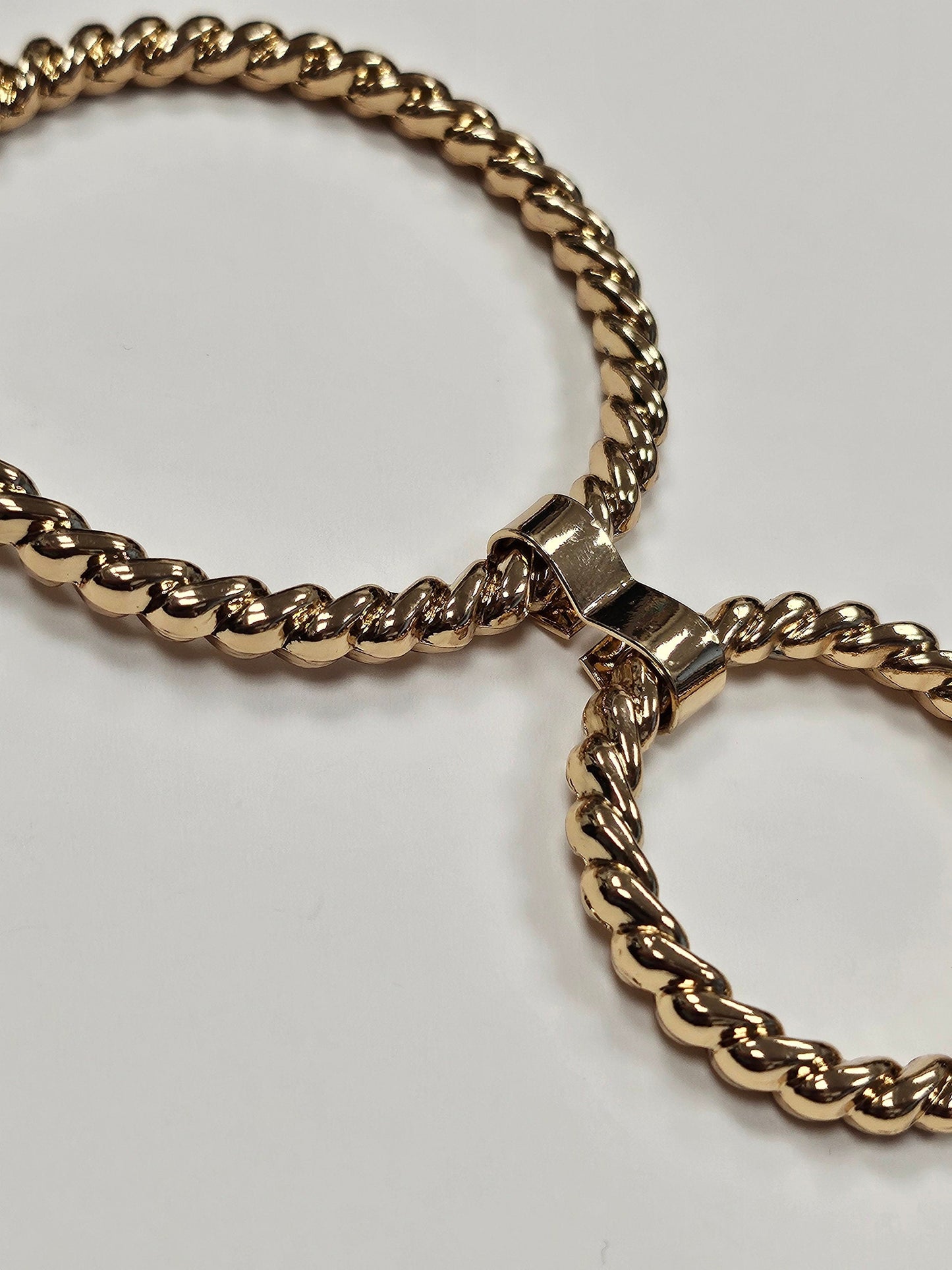 Gold buckle, Gold twisted Rings, metal buckle, textured buckle