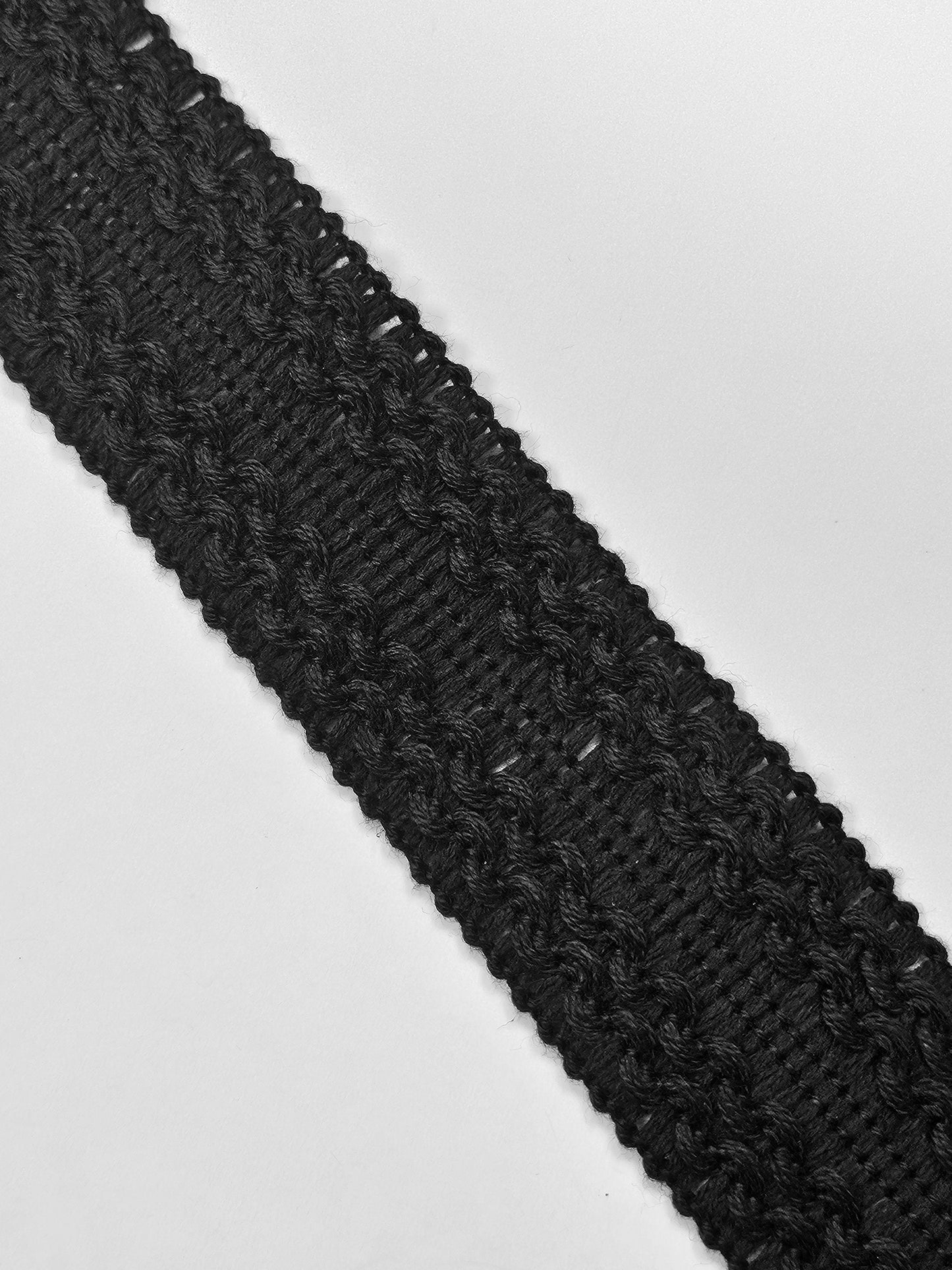 3.5cm ridged trimming, trimming, black trimming, decorative trimming, black rigid trim, black trim, lace