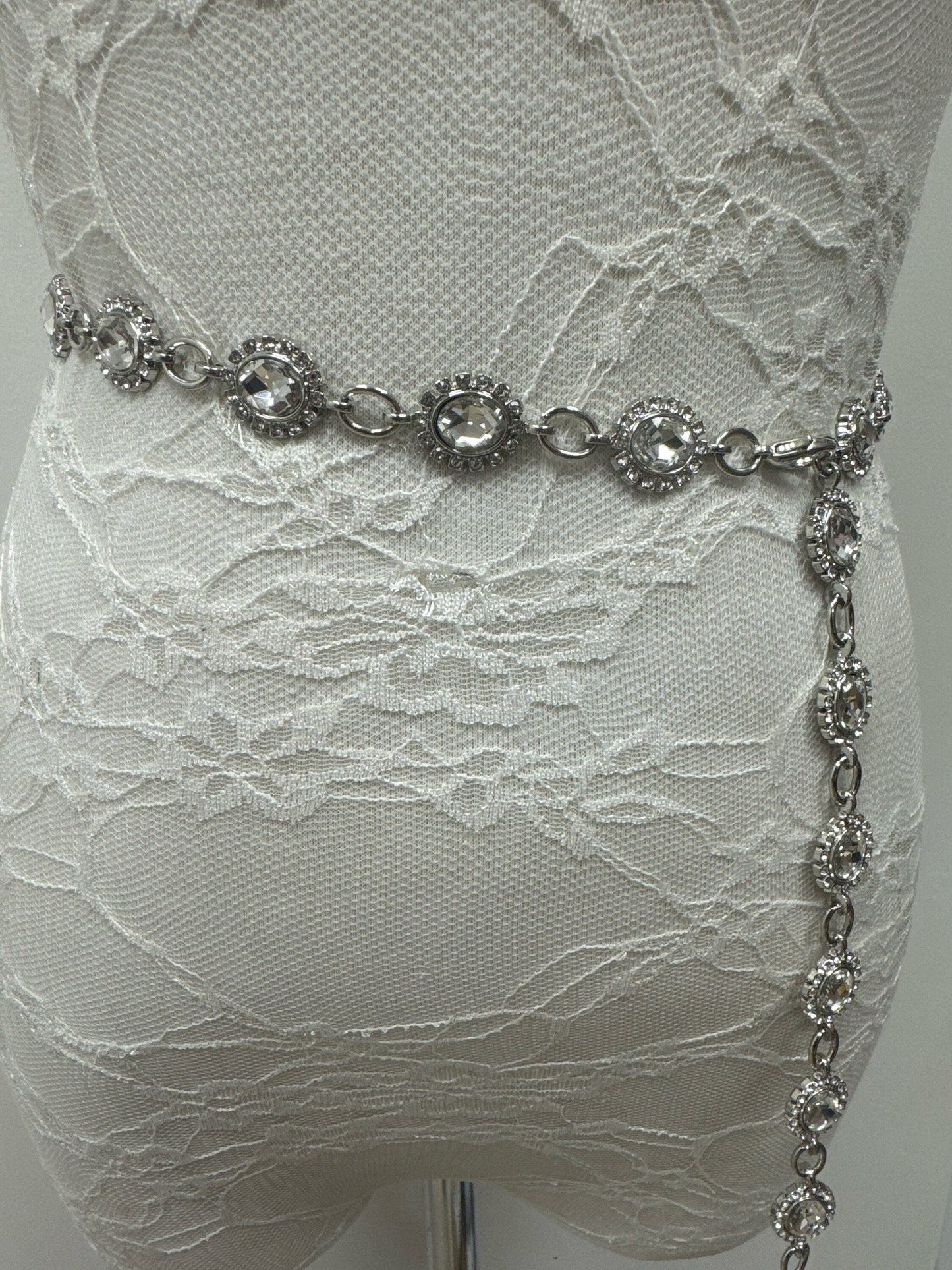 Rhinestone belt, diamanté belt, belt, fashion belt, belly belt, swimwear belt, fashion belt