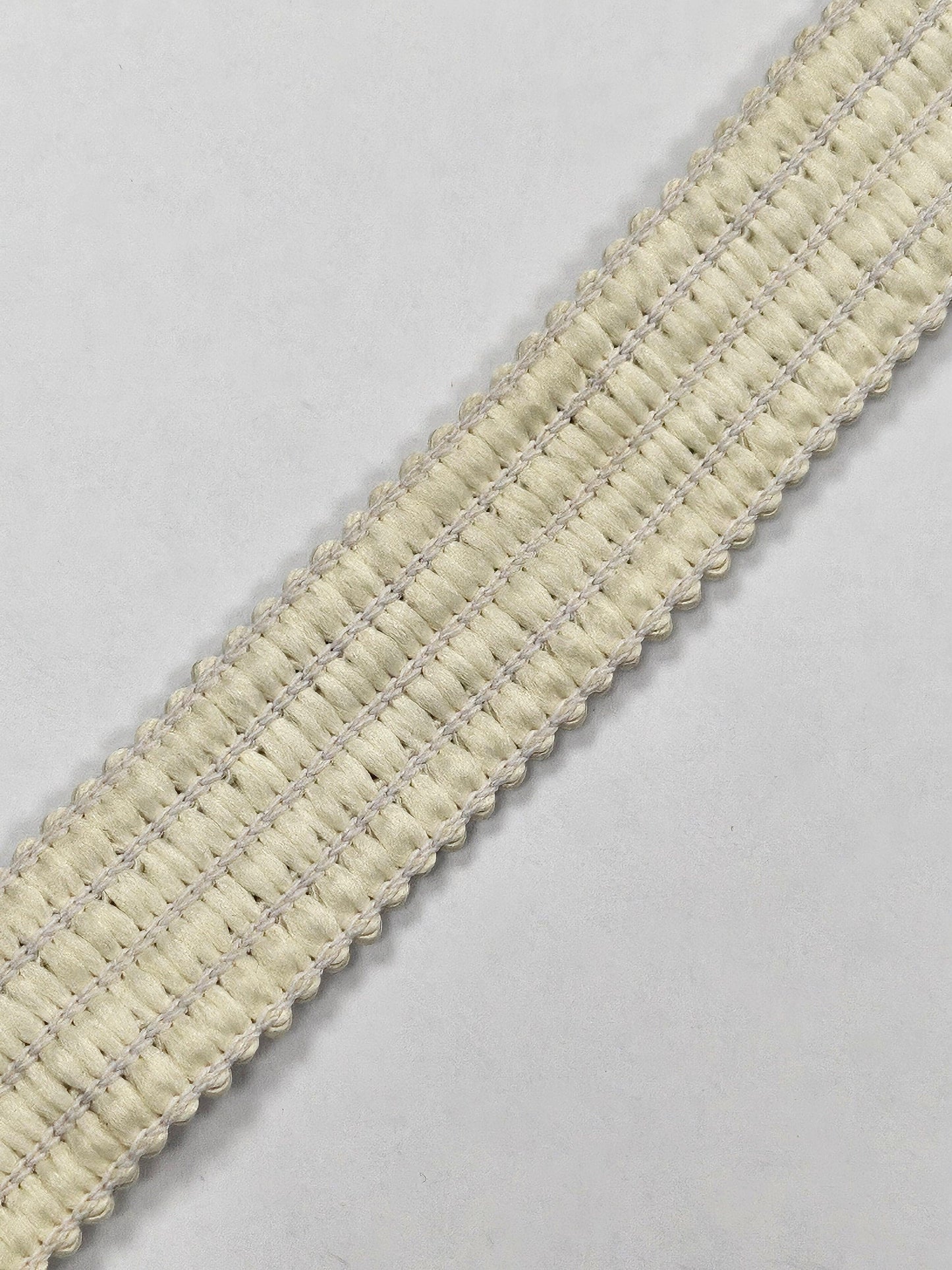 Decorative trimming, stretch trimming, Vintage trim, elastic, cream elastic,