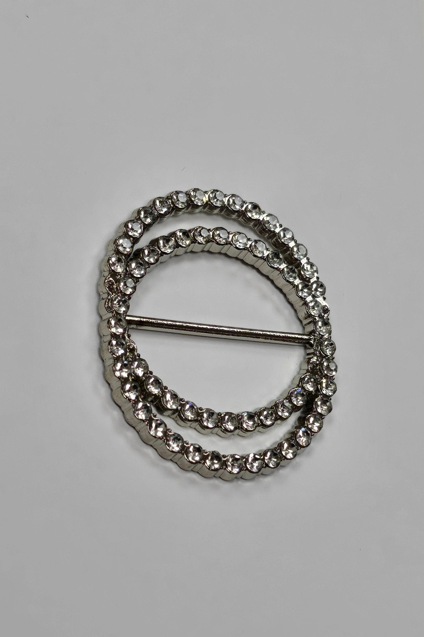 Silver Diamante Buckle, Rhinestone Buckle, Buckle, Silver buckle