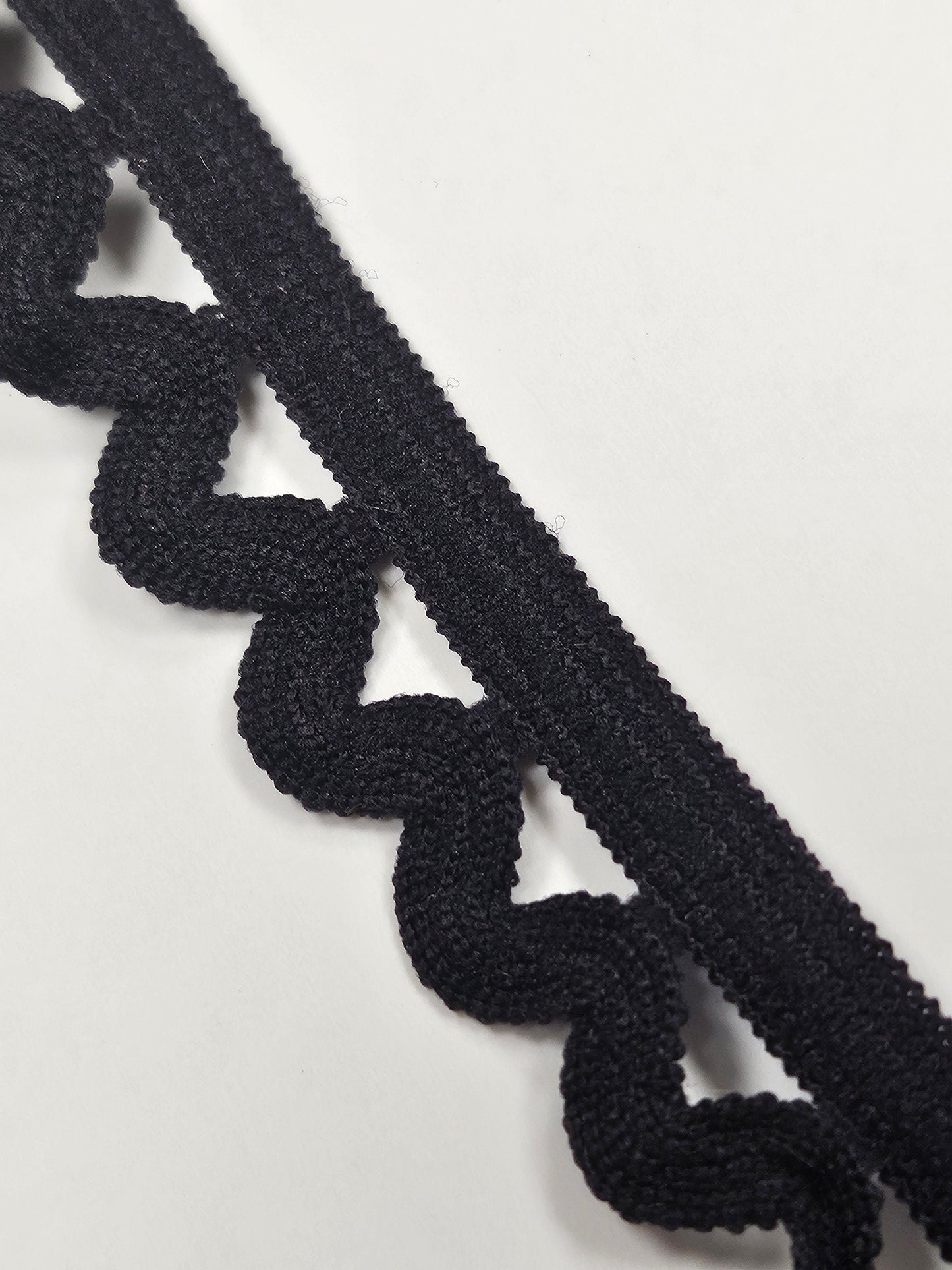 1.5cm, Lingerie Elastic, 3 colours, Decorative Edging picot, Lingerie, Ric Rac Elastic, Elasticated Lace Trim for Underwear, knicker elastic
