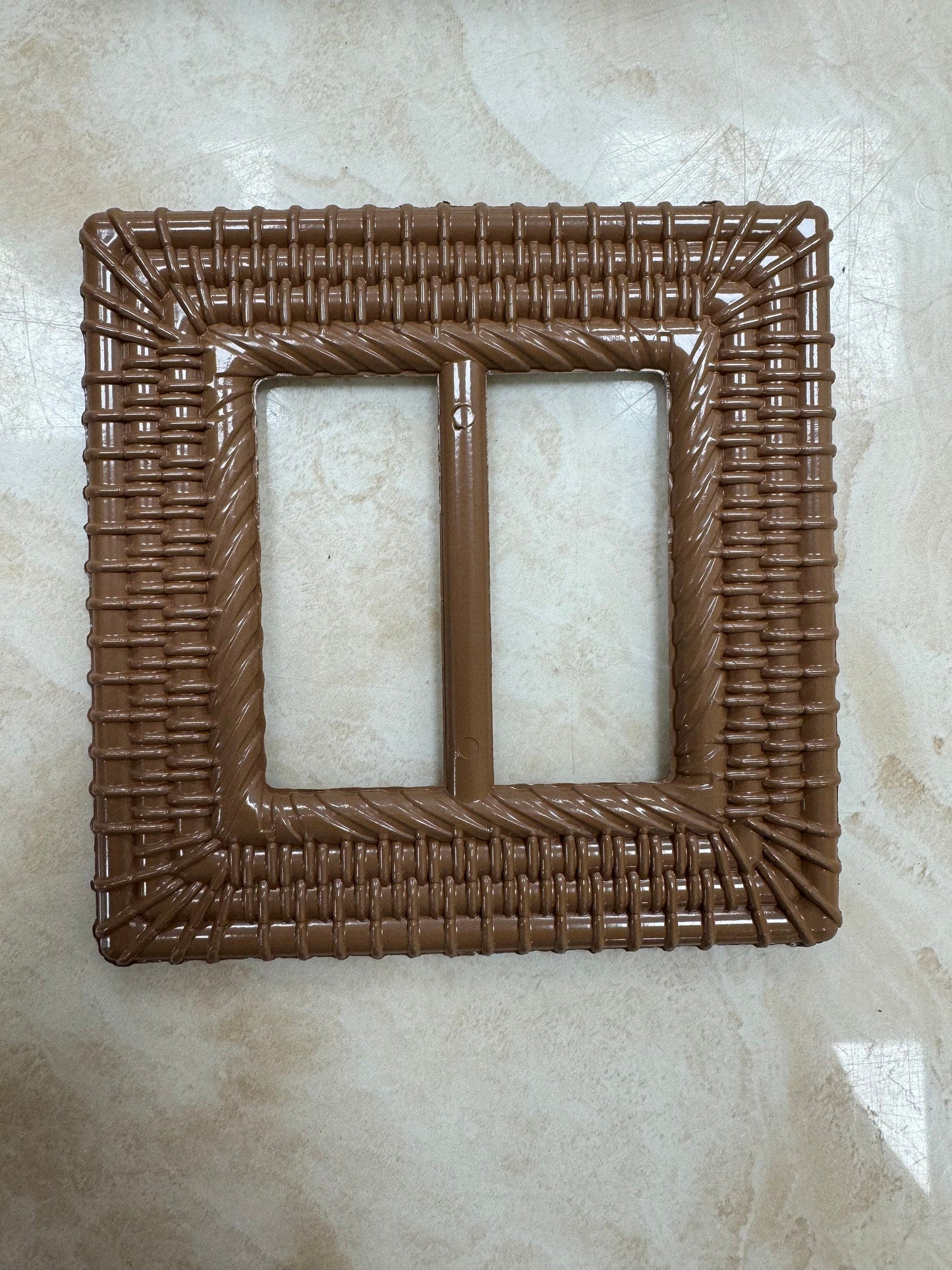 Imitation wicker buckles, buckles, 5cm buckles, brown buckle, cream buckle