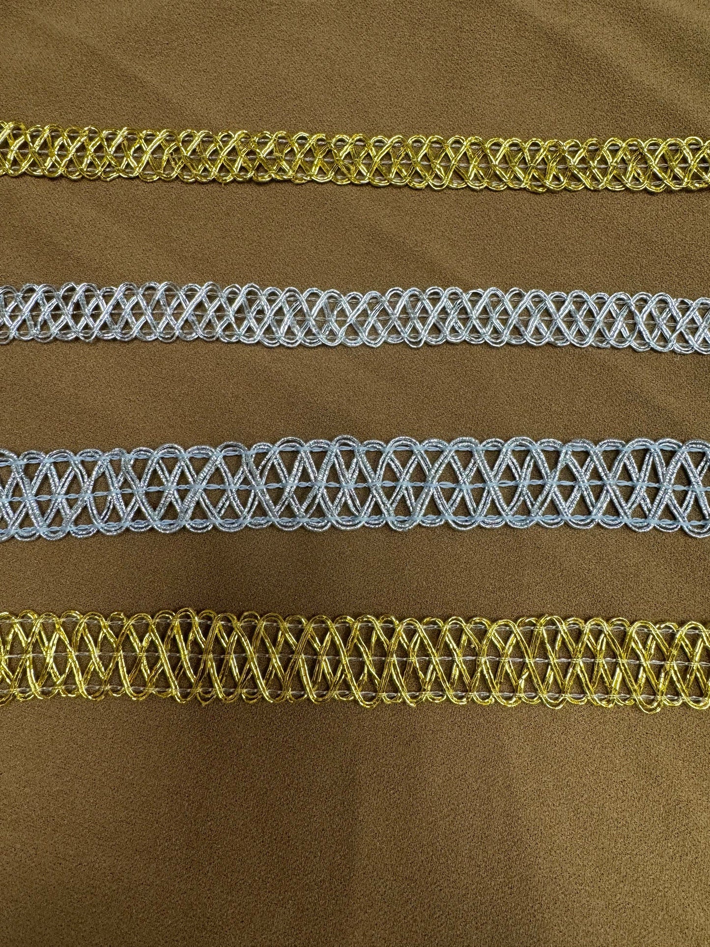 Metallic braid, shiny braid, gold braid, silver braid, embellishment, fancy braid, decoration braid, crafts, cake decoration, craft lace