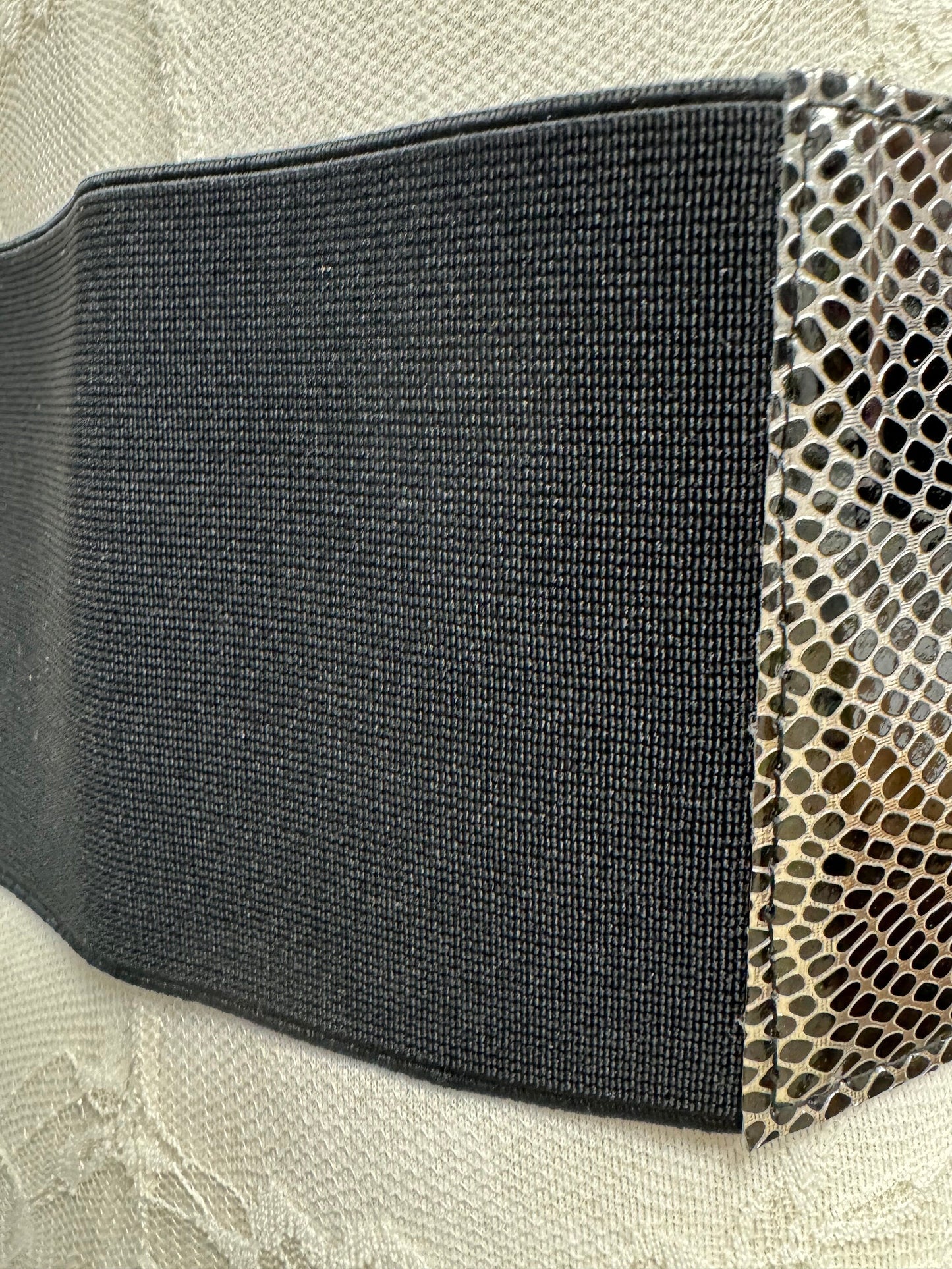 Plus size belt, Elastic belt, snake belt, faux snake belt, corset belt, faux skin corset belt, 4” belt