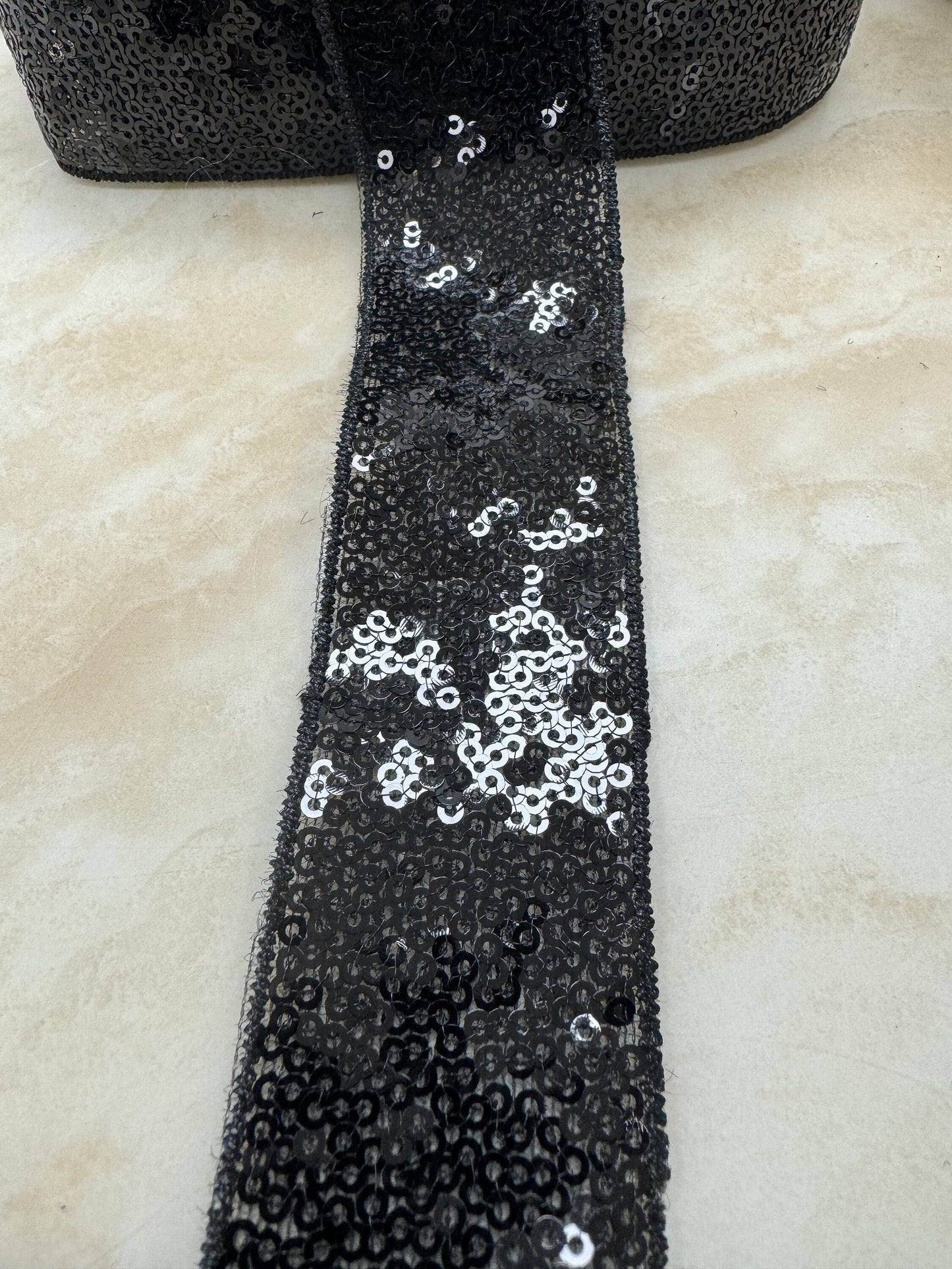 4cm sequin tape, sequin tape, sequin ribbon, round sequin tape, trimming